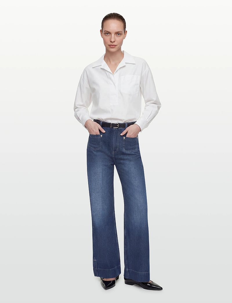 BOSS - C_MARLENE FLR HR - schlaghosen - dark blue - 0