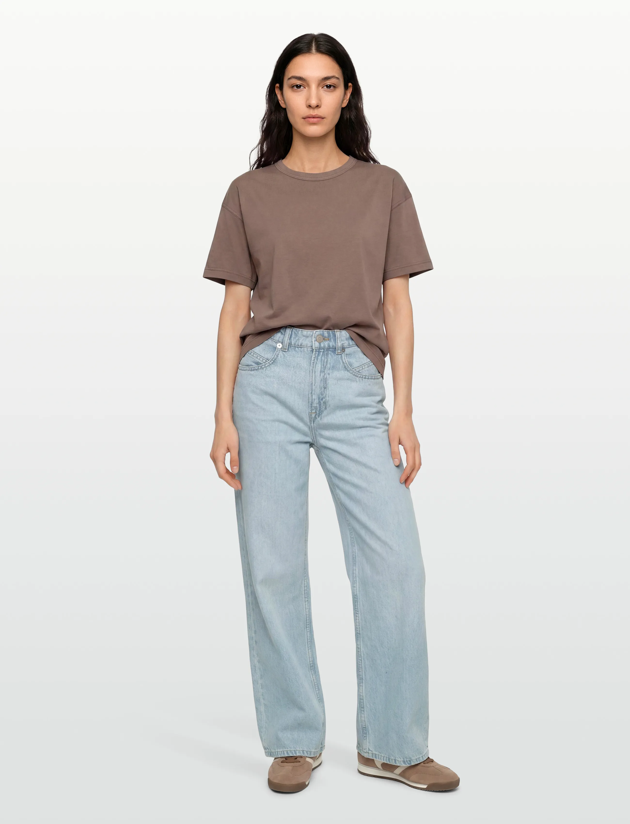 BOSS C_Marlene Crop, 29 x 28, Jeans, Blau - Wide, Frauen