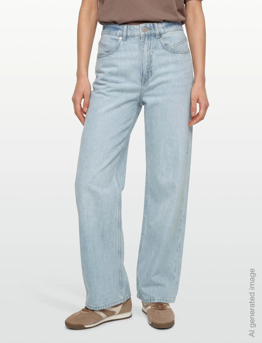 BOSS - C_MARLENE CROP - hosen mit weitem bein - bright blue - 3