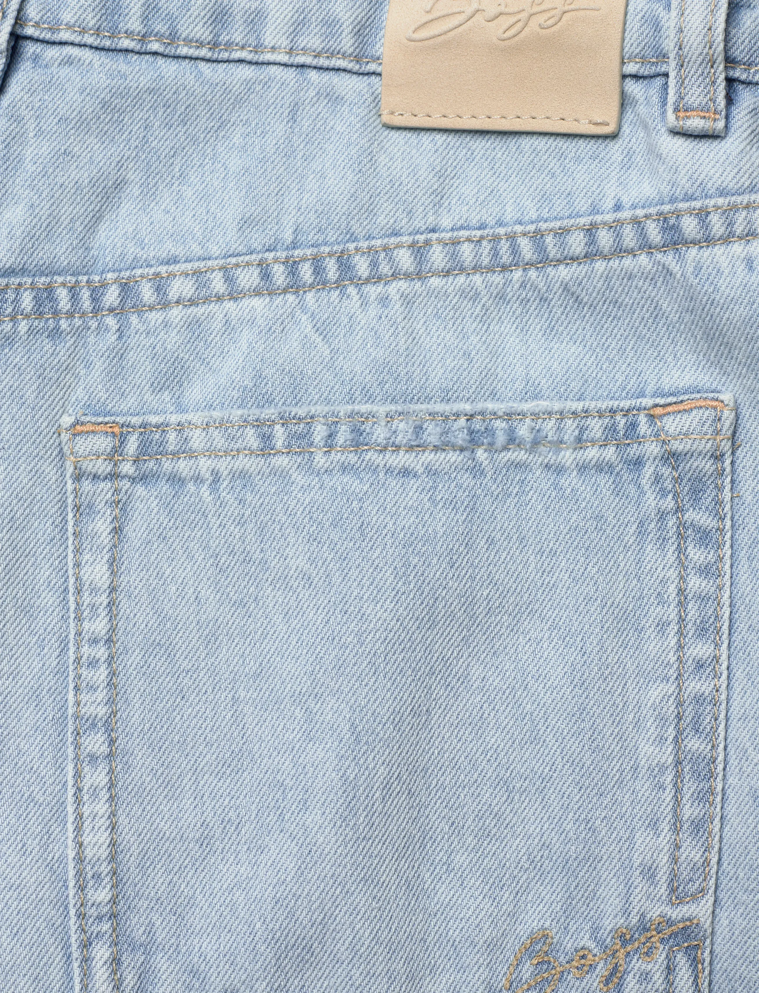 BOSS - C_MARLENE CROP - hosen mit weitem bein - bright blue - 4