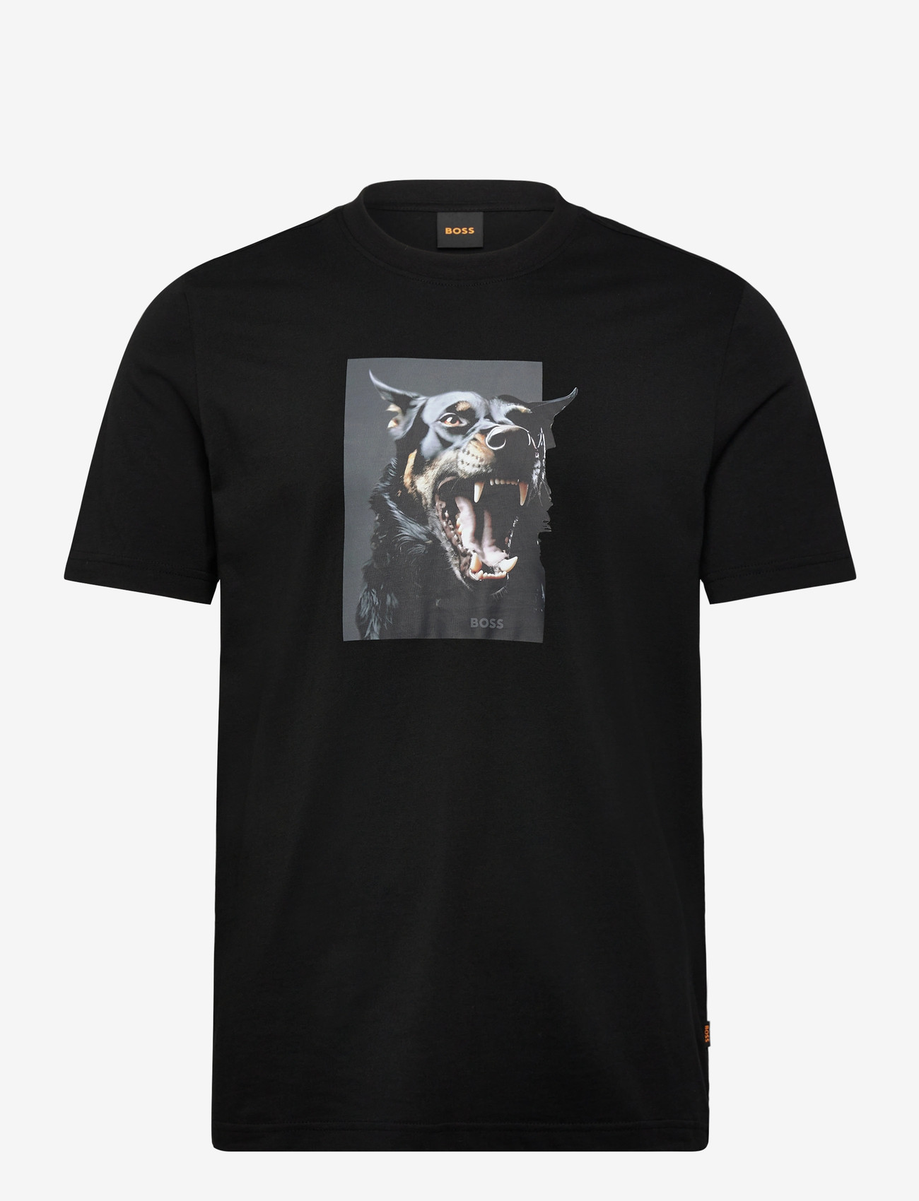 BOSS - Te_Dobermann - kortærmede t-shirts - black - 0