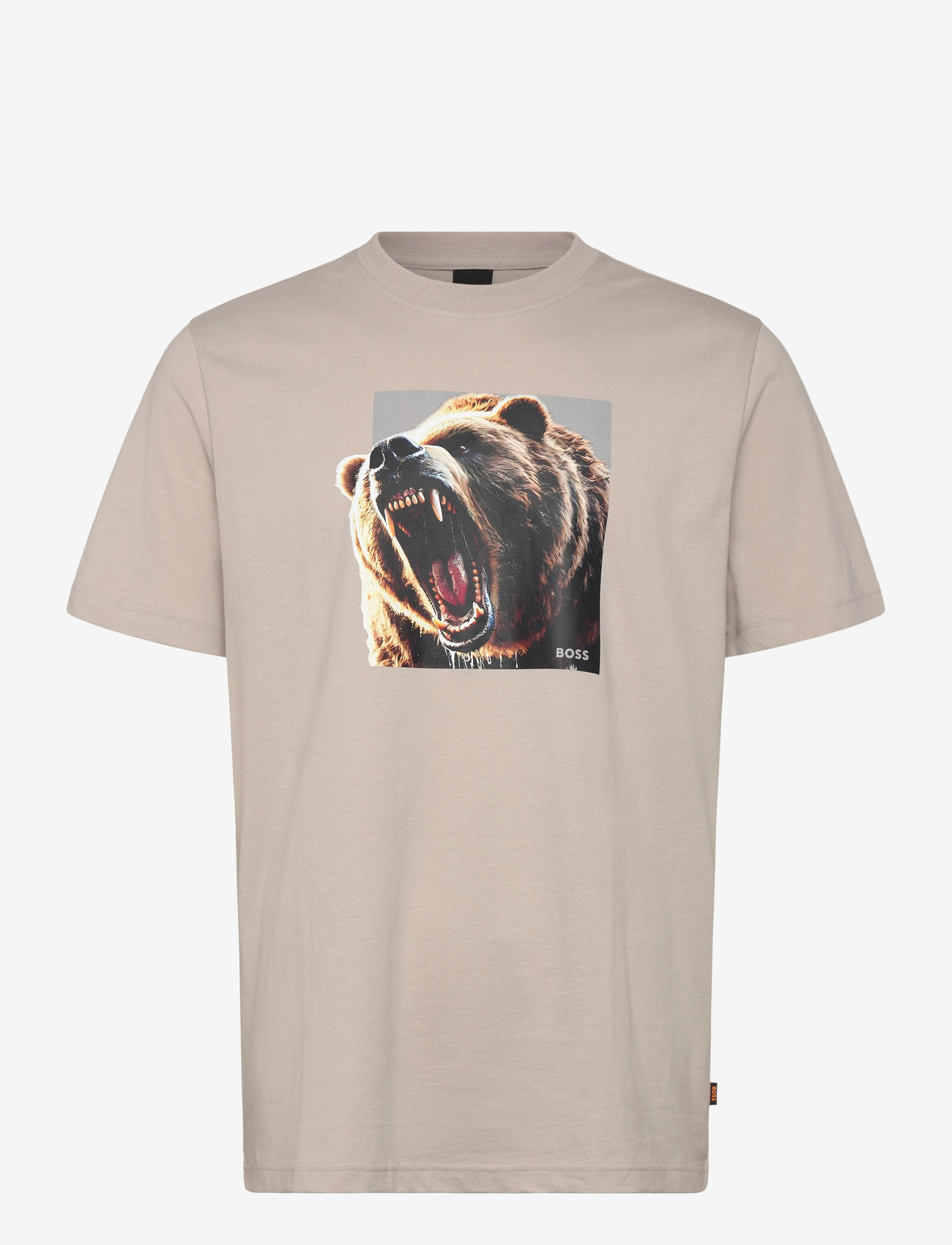 BOSS - Te_Dobermann - kortærmede t-shirts - open grey - 0