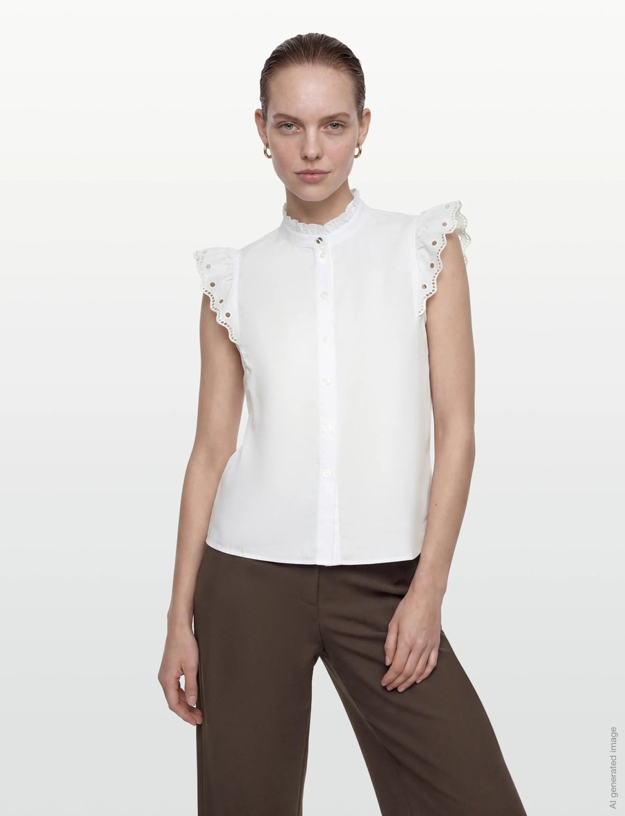 BOSS - C_Balvana - kurzärmlige hemden - white - 3