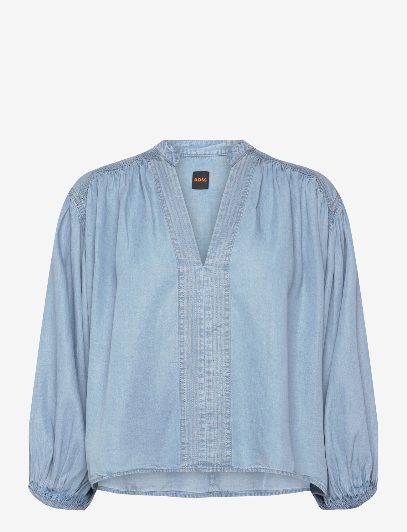 BOSS - C_Barda - langærmede bluser - open blue - 0