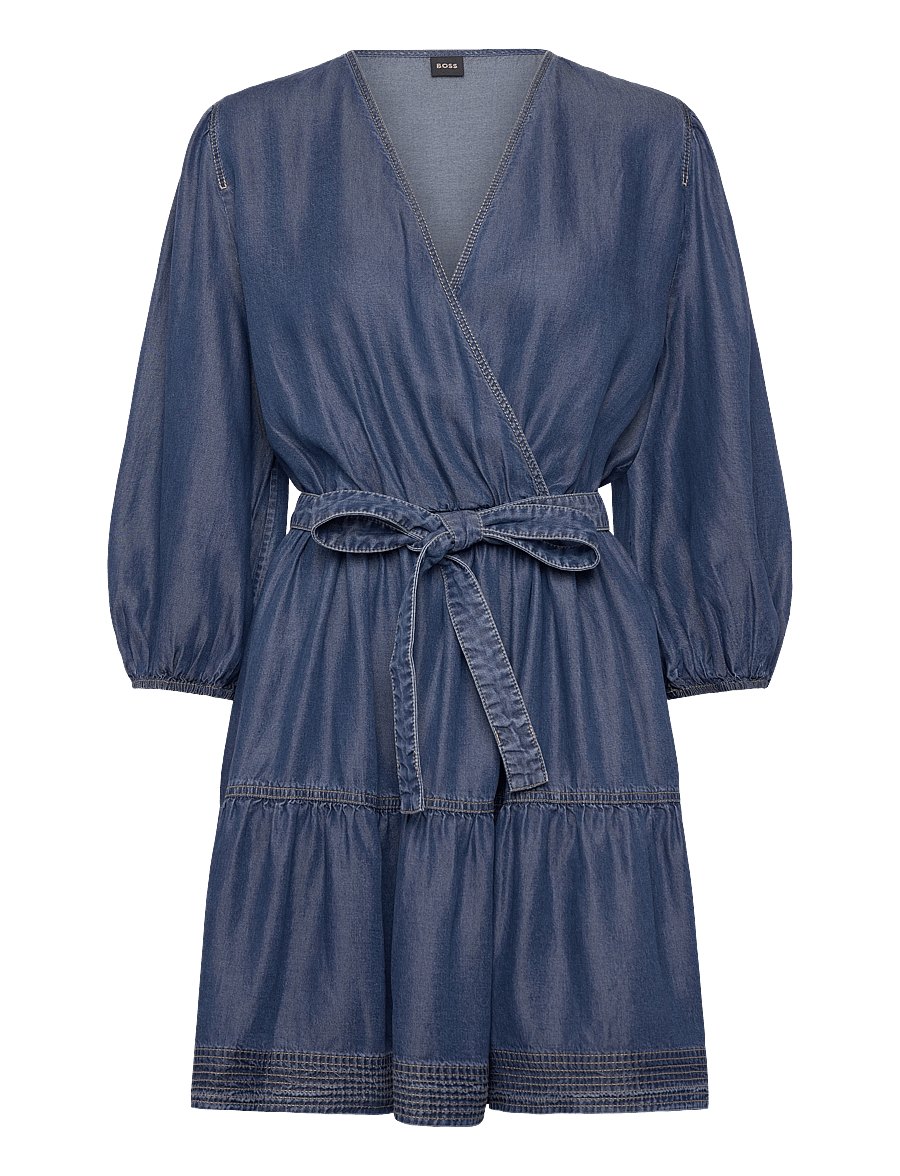 BOSS - C_Dardy - wrap dresses - medium blue - 1