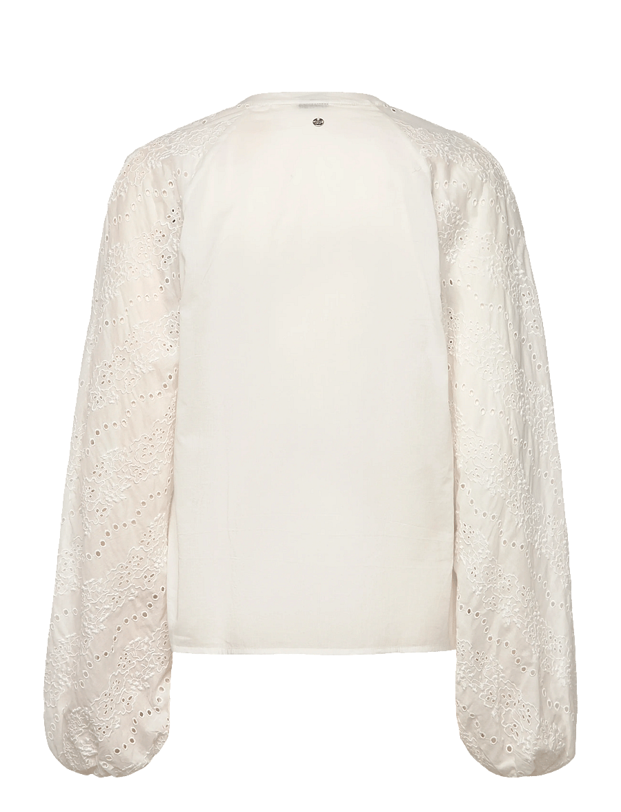 BOSS - C_Belvast - langärmelige blusen - open white - 2