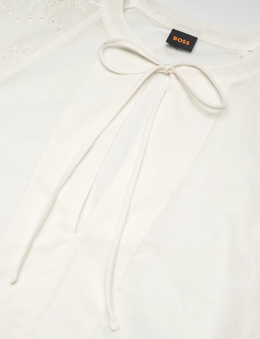 BOSS - C_Belvast - langärmelige blusen - open white - 5