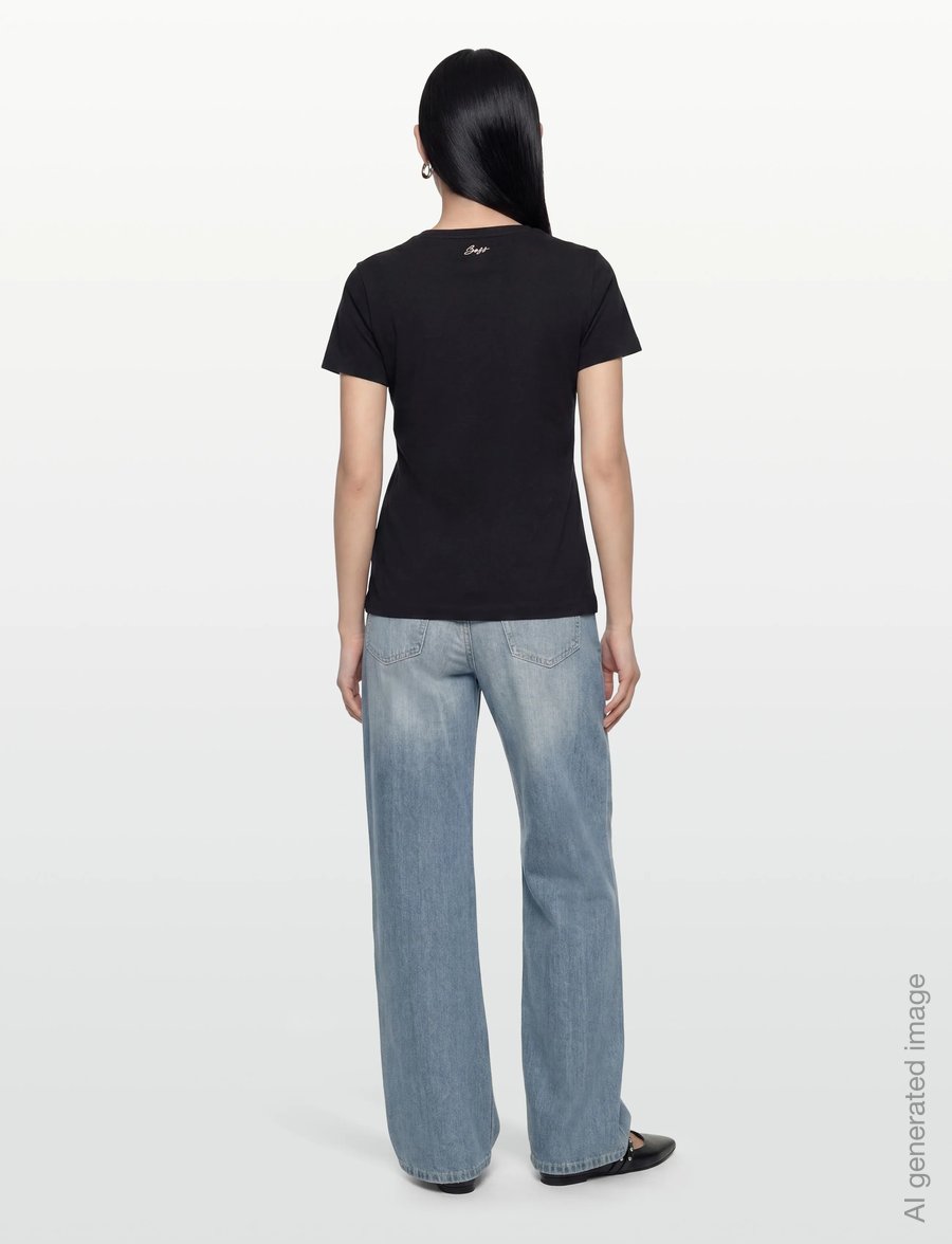 BOSS - C_Elove_4 - t-shirts - black - 4