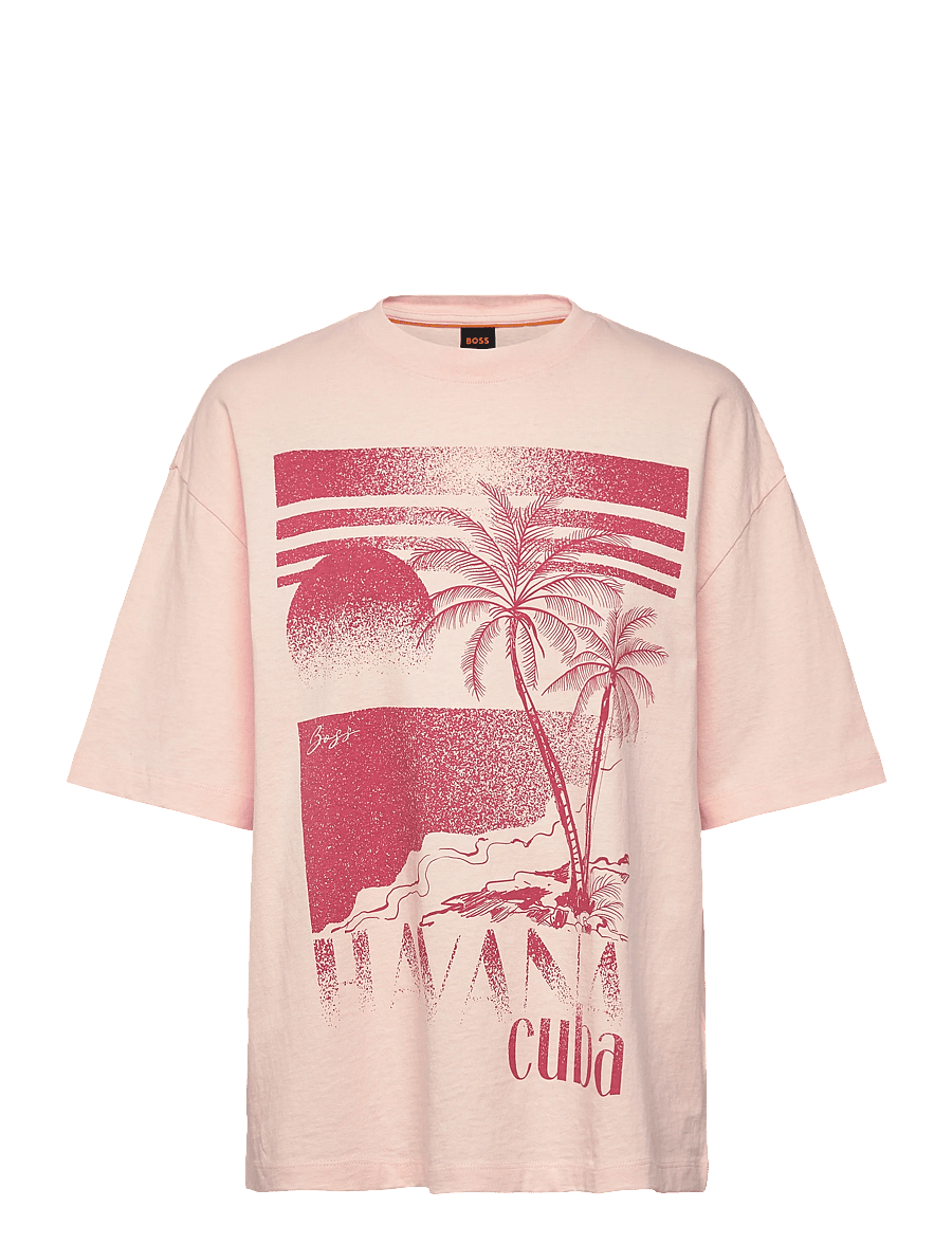 BOSS - C_Eboys_2 - t-shirts - light/pastel pink - 1