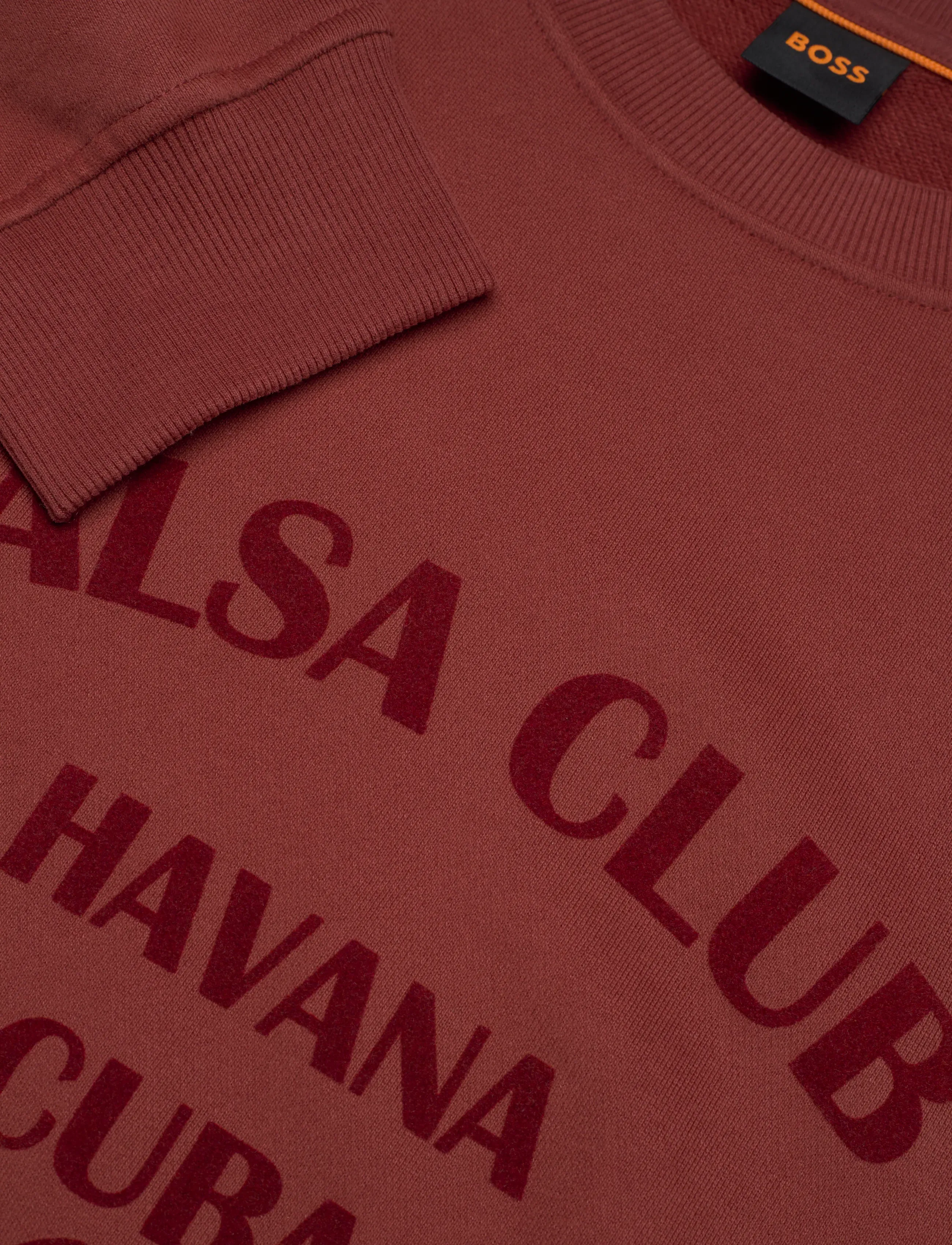 BOSS - C_Ever_3 - sweatshirts & hættetrøjer - dark red - 5