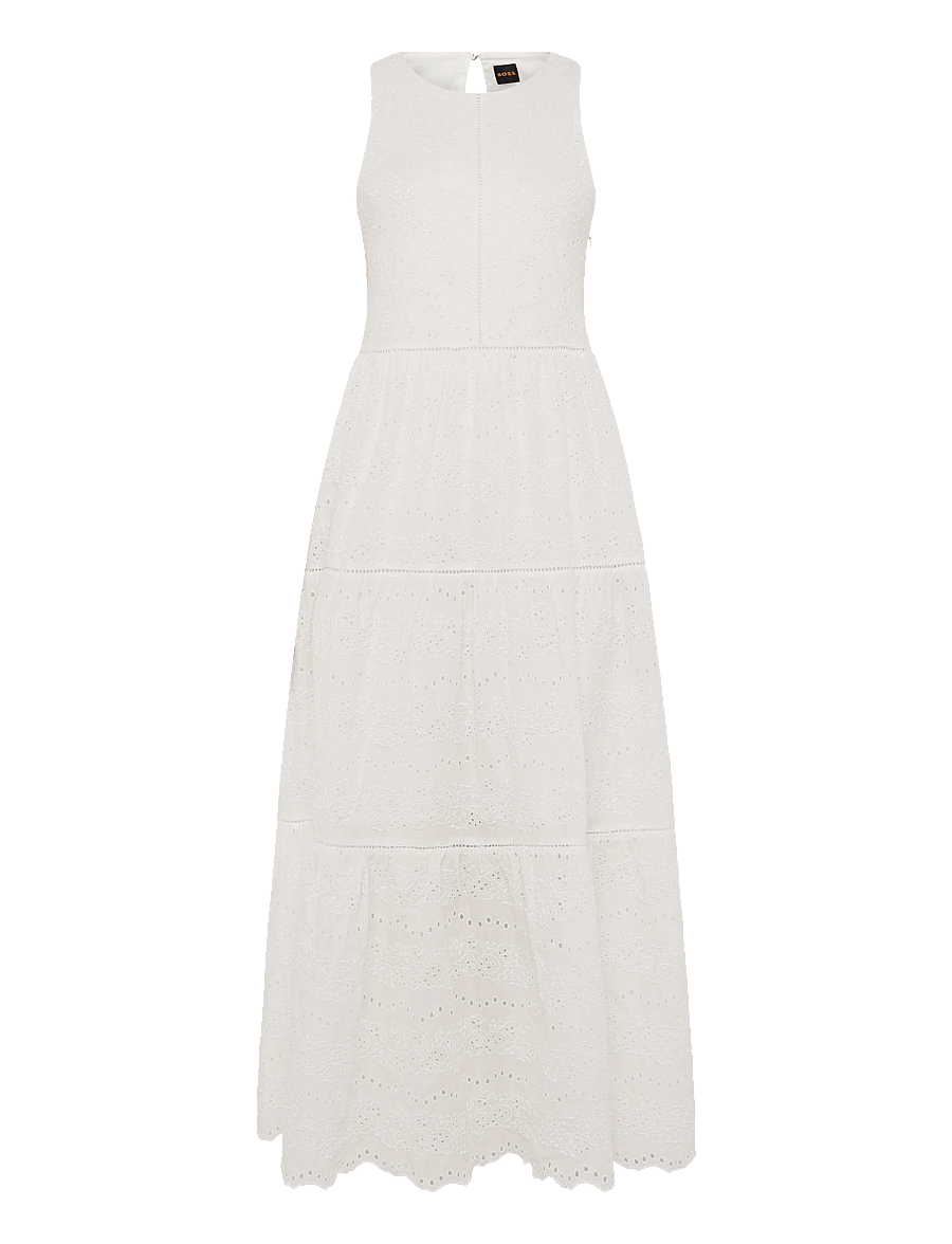 BOSS - C_Denvia - robes longues - open white - 0