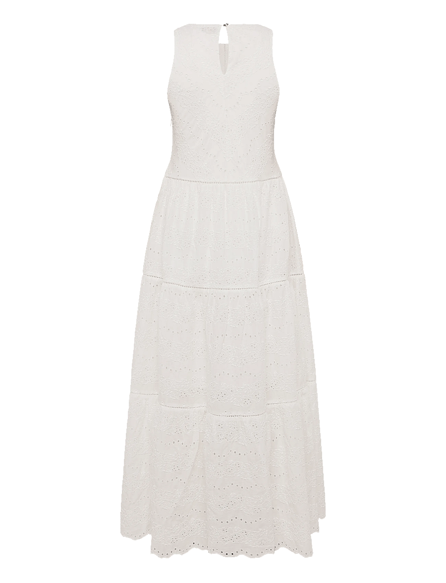 BOSS - C_Denvia - robes longues - open white - 1