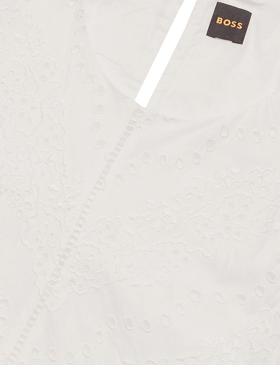 BOSS - C_Denvia - robes longues - open white - 2