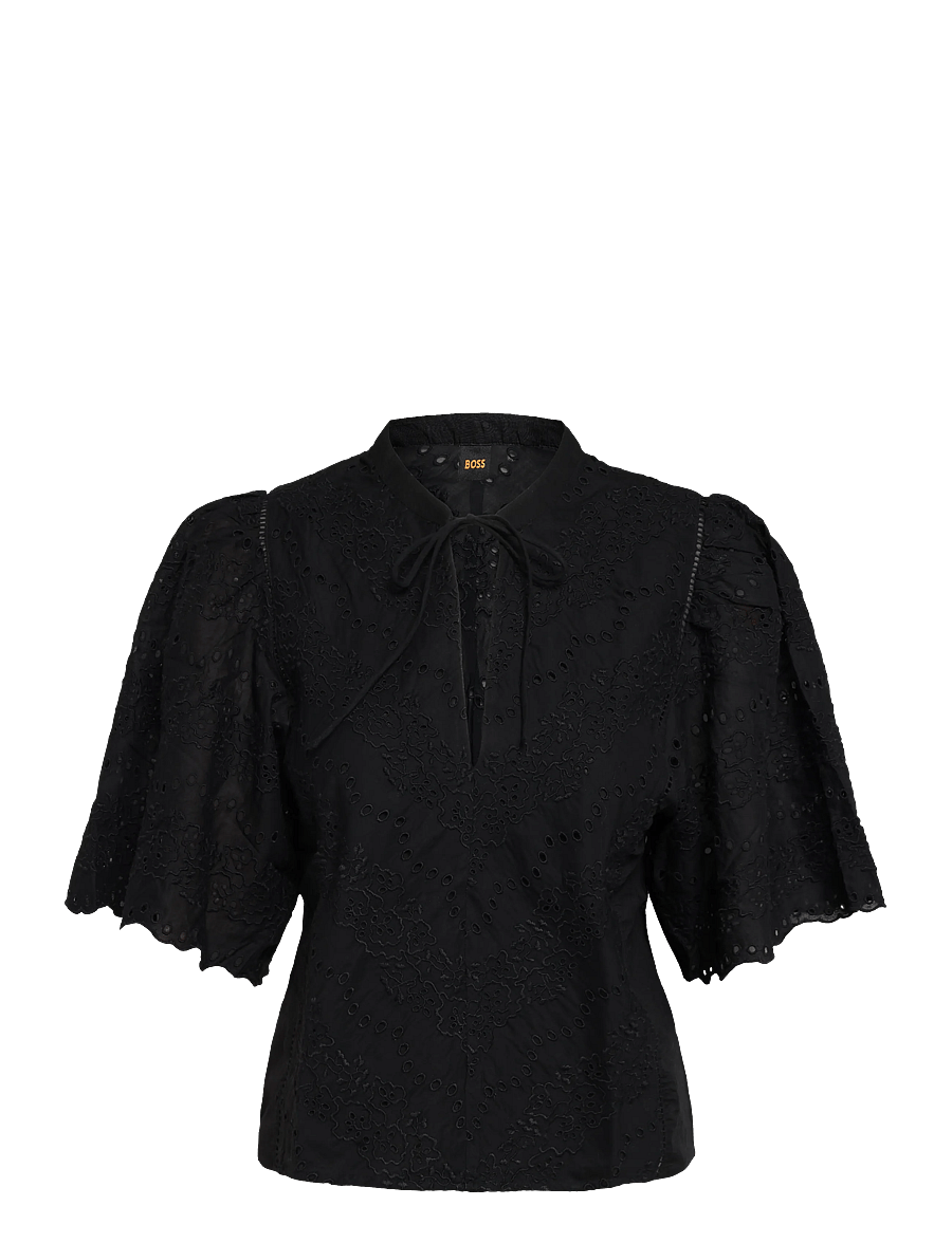 BOSS - C_Benvia - kortärmade blusar - black - 0