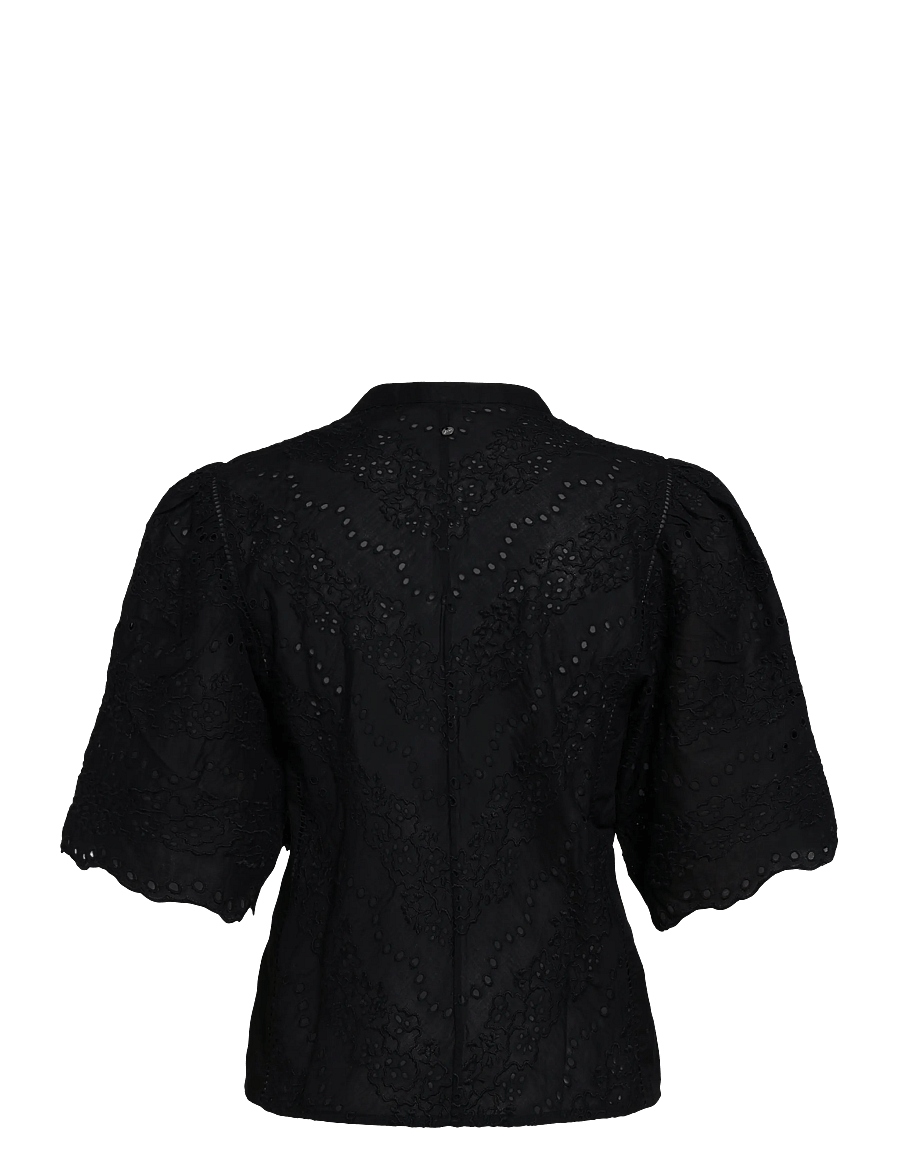 BOSS - C_Benvia - kortärmade blusar - black - 1