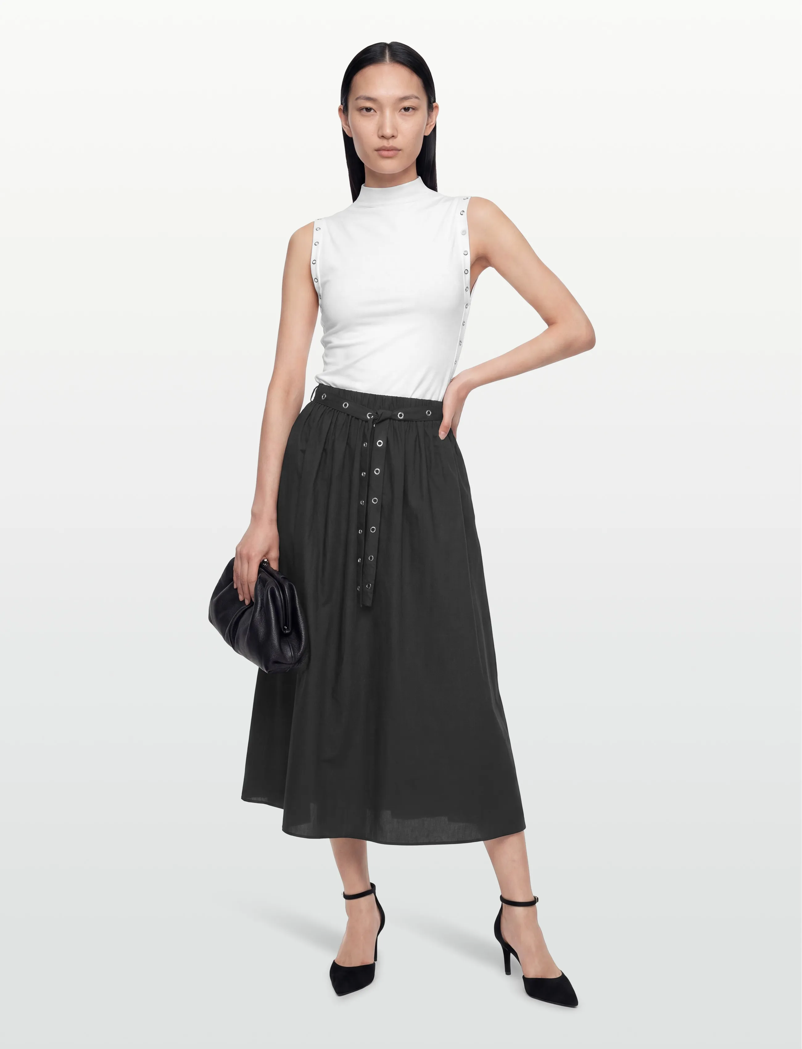 BOSS C_Vidol - Maxi nederdele - BLACK / black