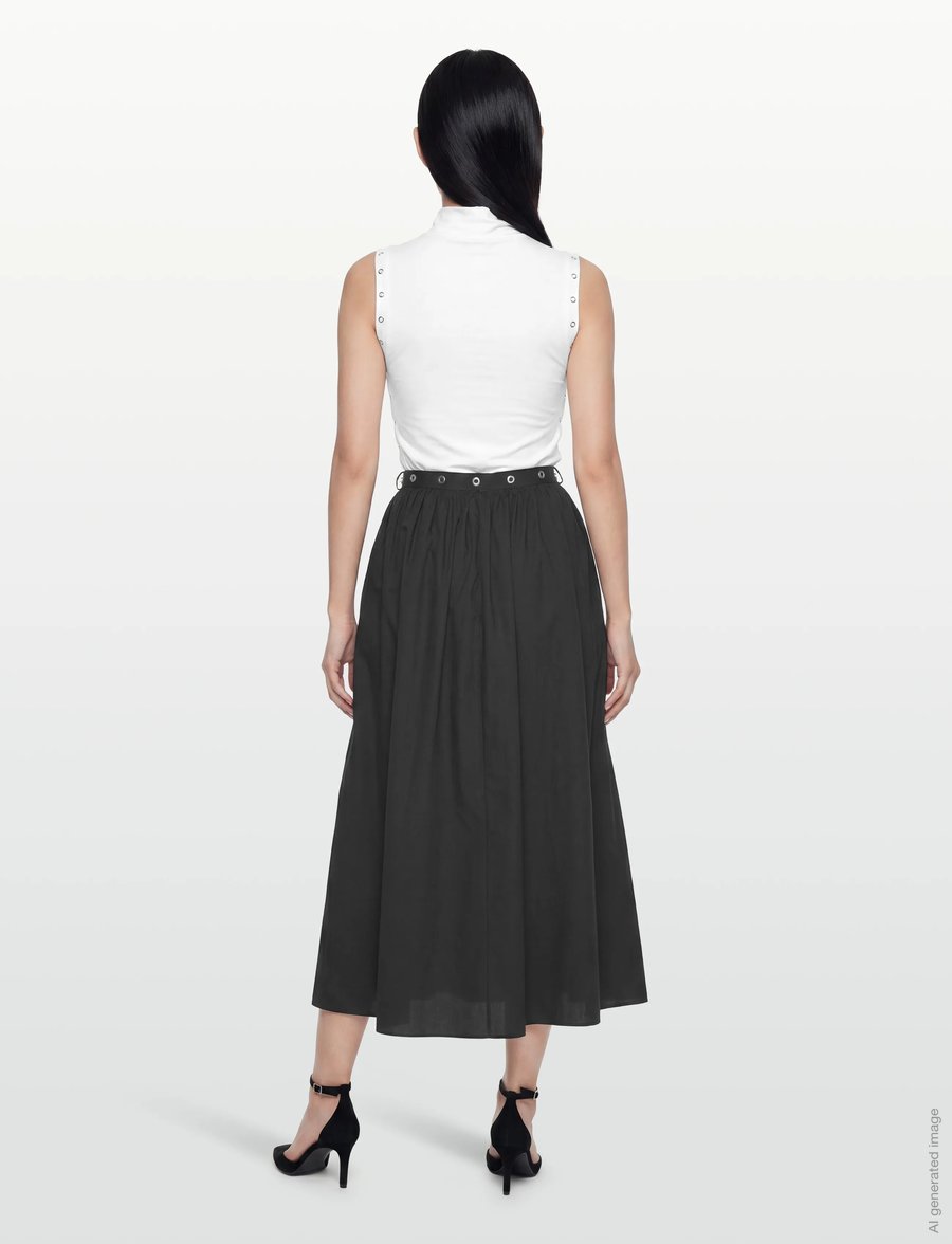 BOSS - C_Vidol - jupes longues - black - 4