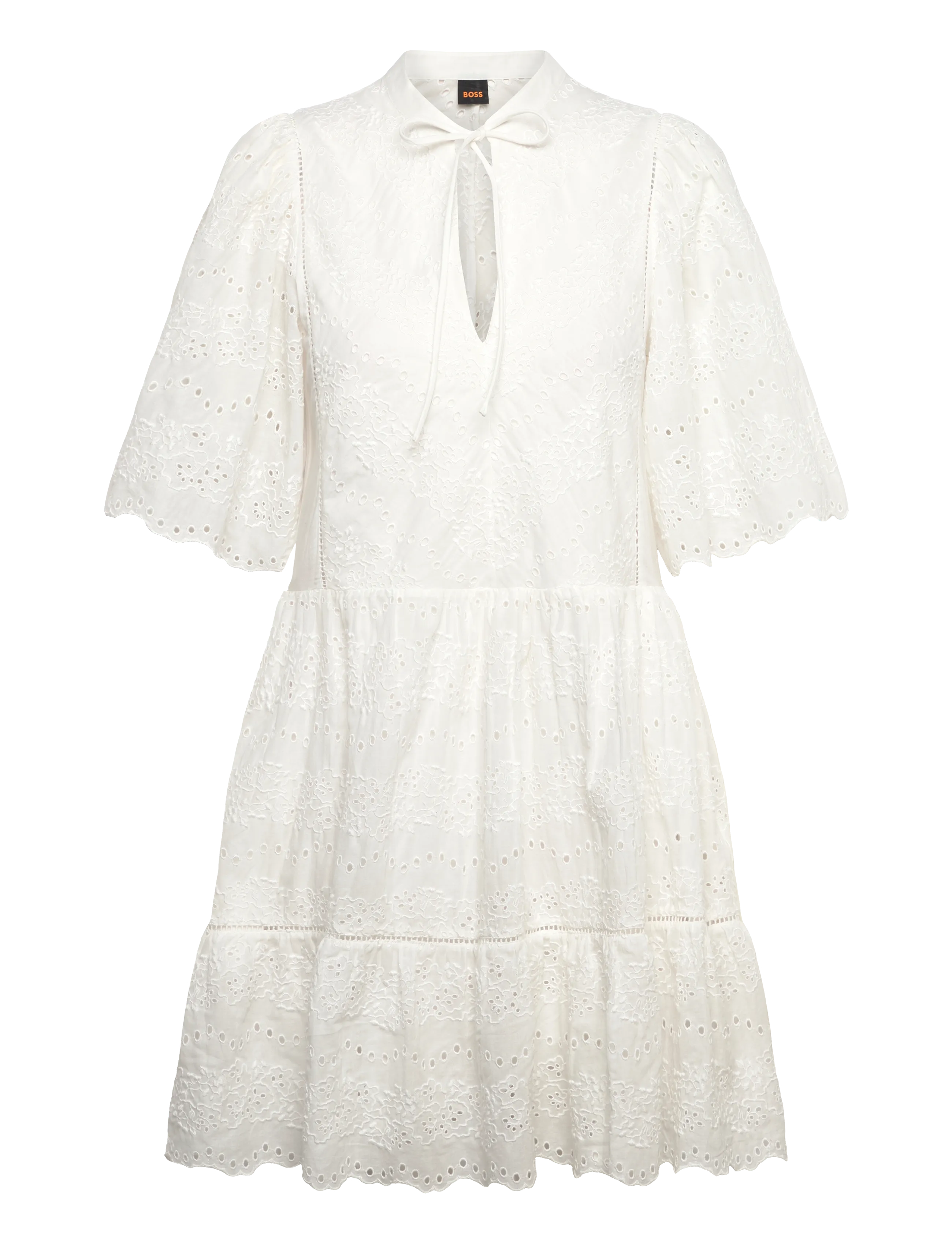 BOSS C_Denvita - Kurze Kleider - OPEN WHITE / white