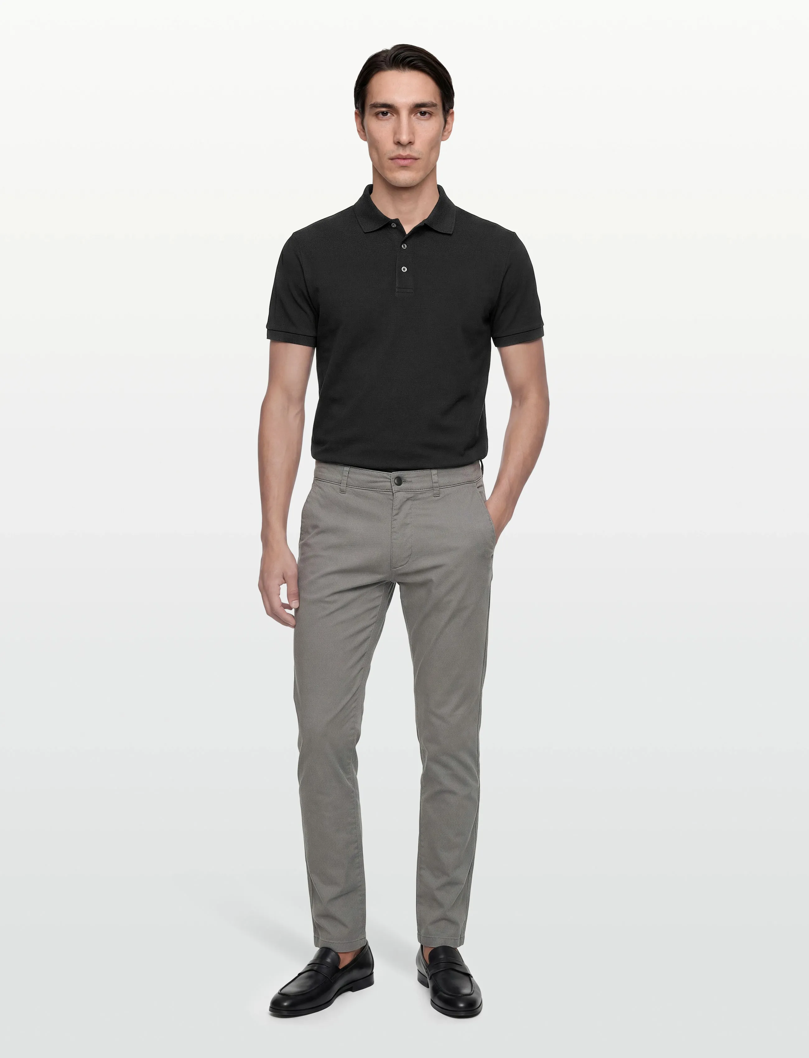BOSS Chino-Slim-2, 38 x 34, Trousers, Grau - Chinos, Männerswear