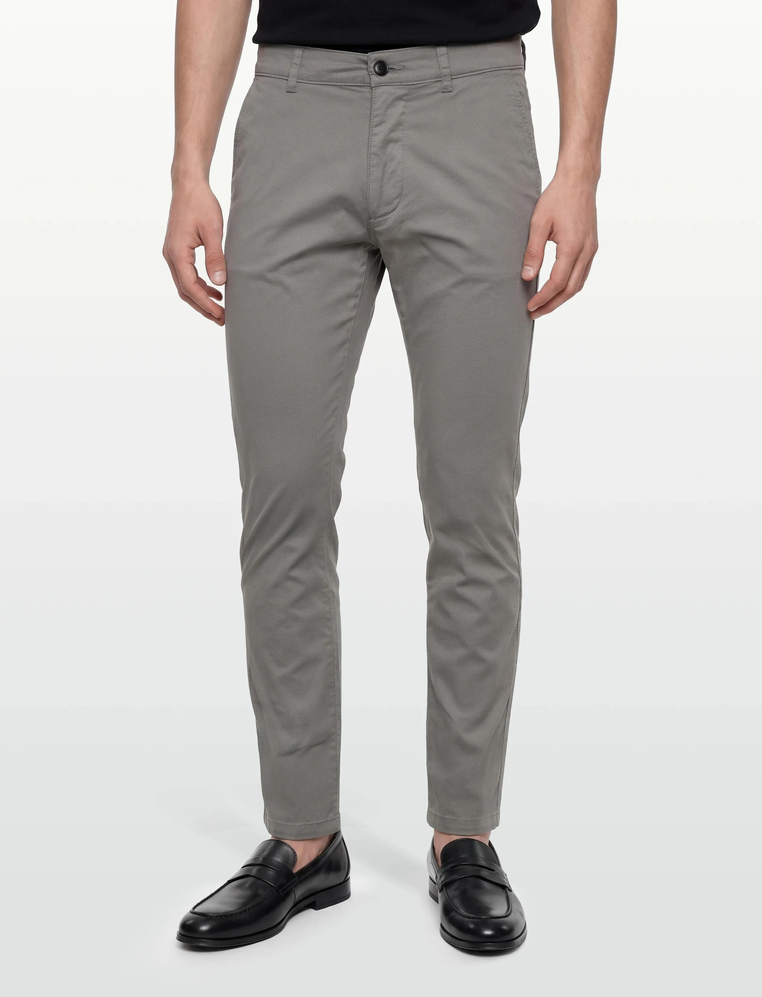 BOSS - Chino-Slim-2 - vīriešiem - open grey - 3