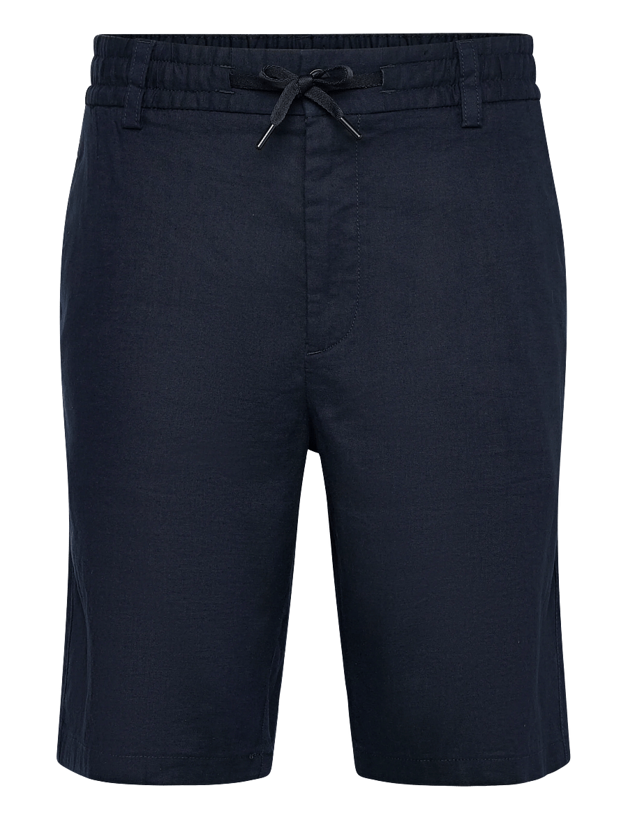 BOSS - Chino_Tapered_DS_3S - hørshorts - dark blue - 1
