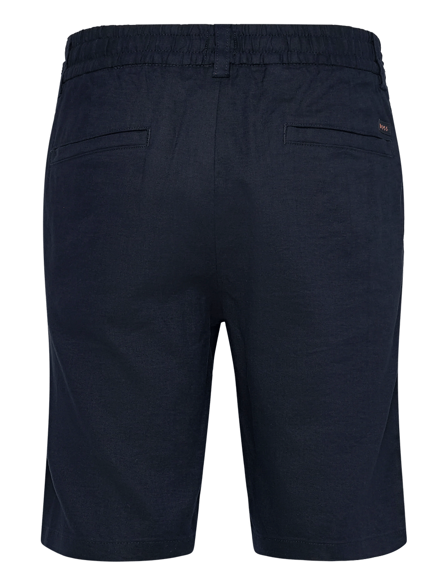 BOSS - Chino_Tapered_DS_3S - hørshorts - dark blue - 2
