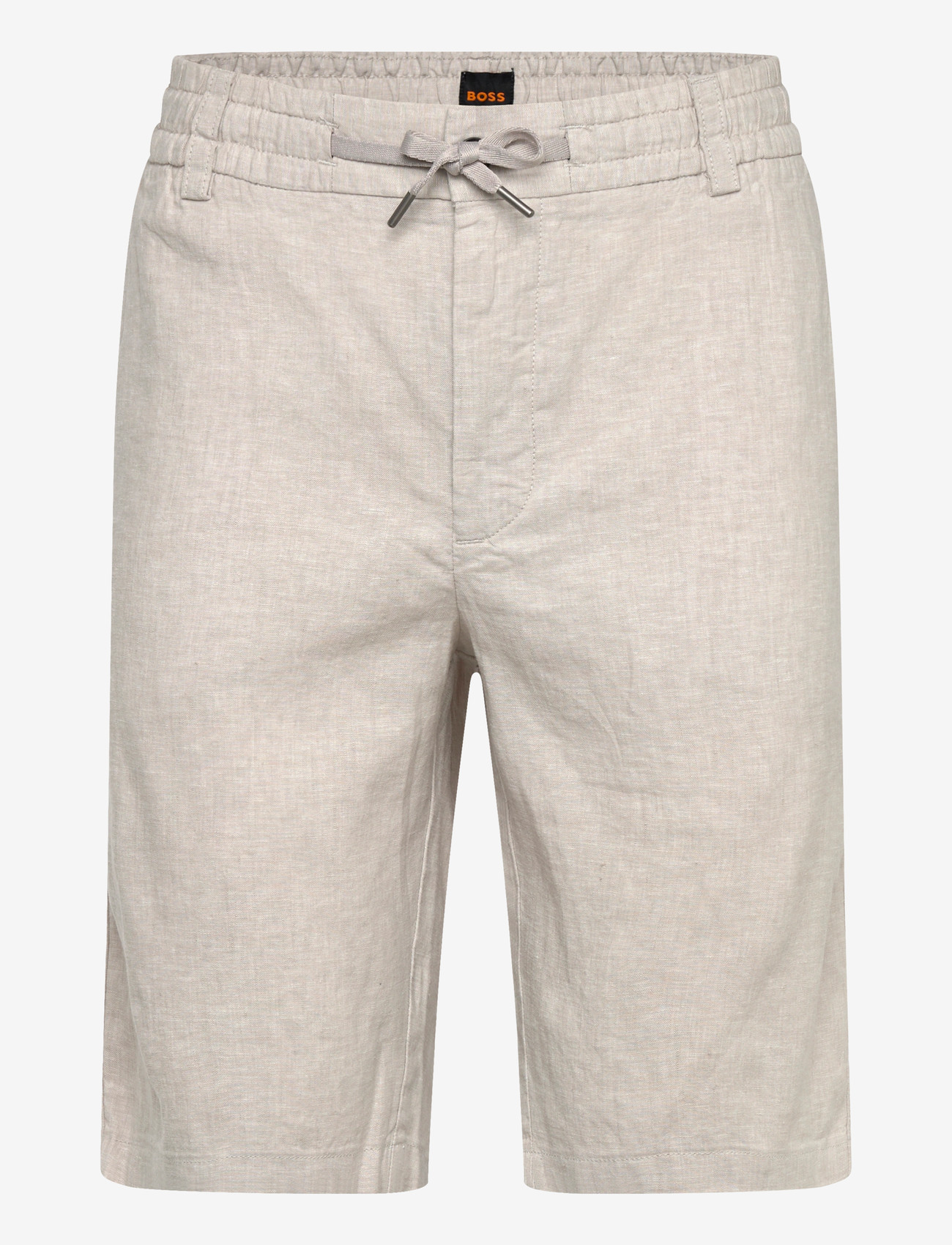 BOSS - Chino_Tapered_DS_3S - hørshorts - open grey - 0
