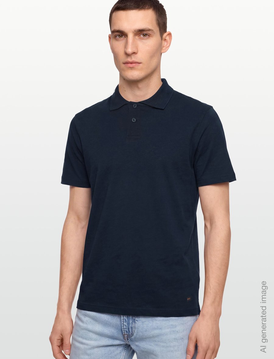 BOSS - Pe_Tape - knitted polos - dark blue - 3