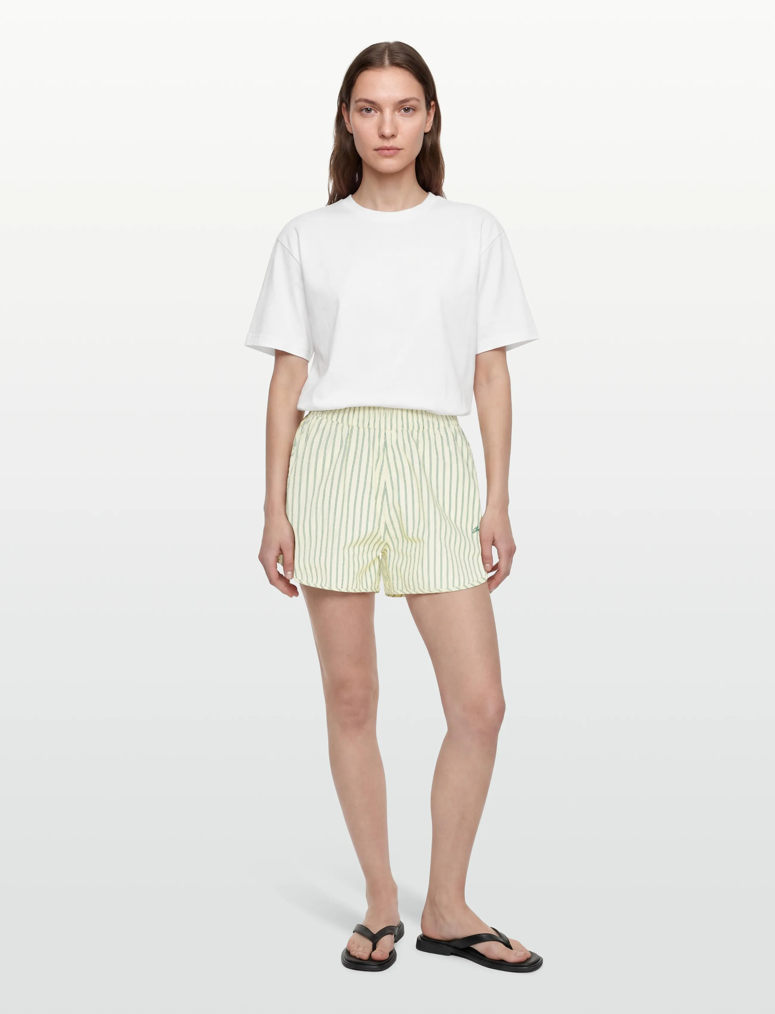 BOSS C_Tiplyna, 34, Green, Shorts > Afslappede Shorts, Dame