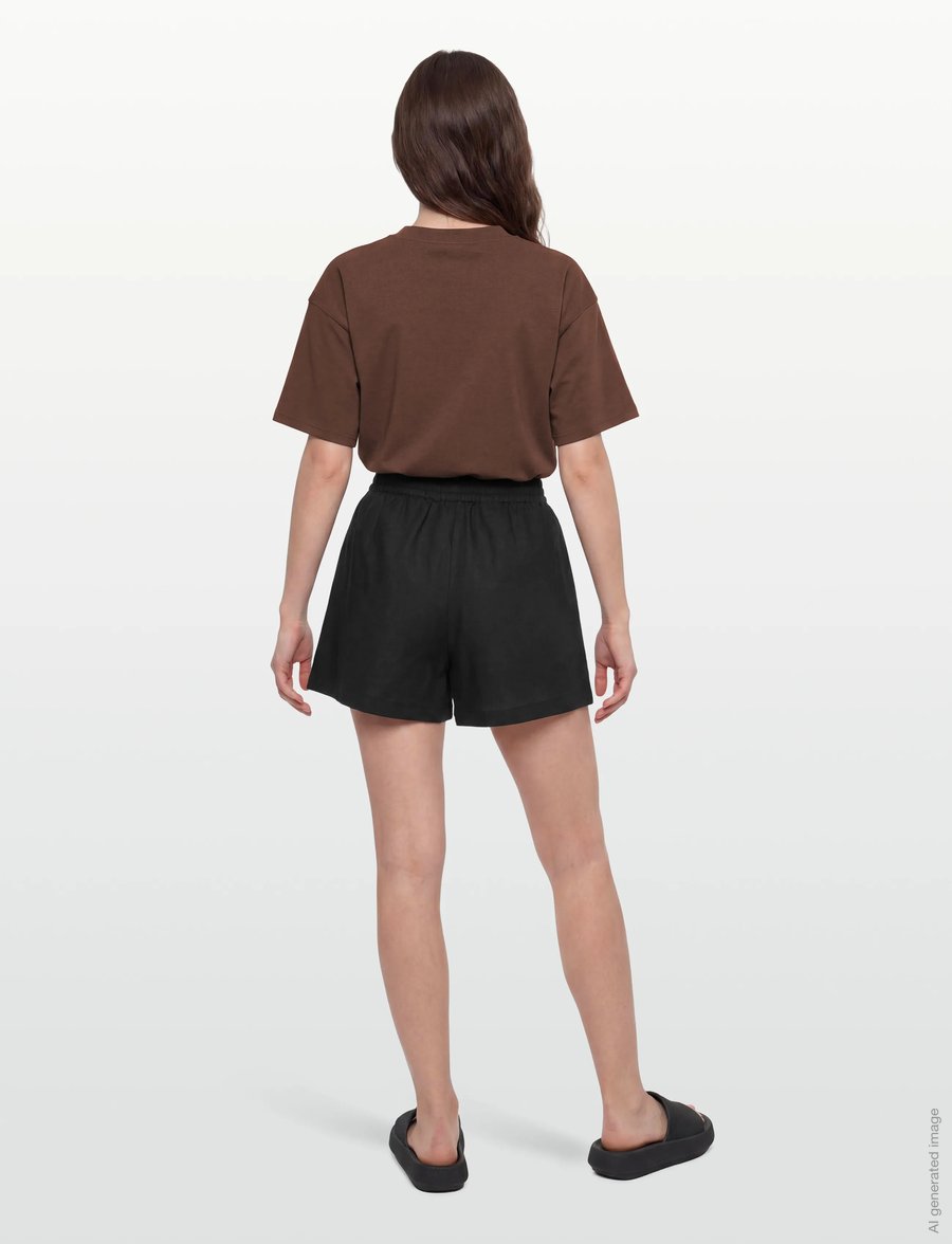 BOSS - C_Tallan - linneshorts - black - 4