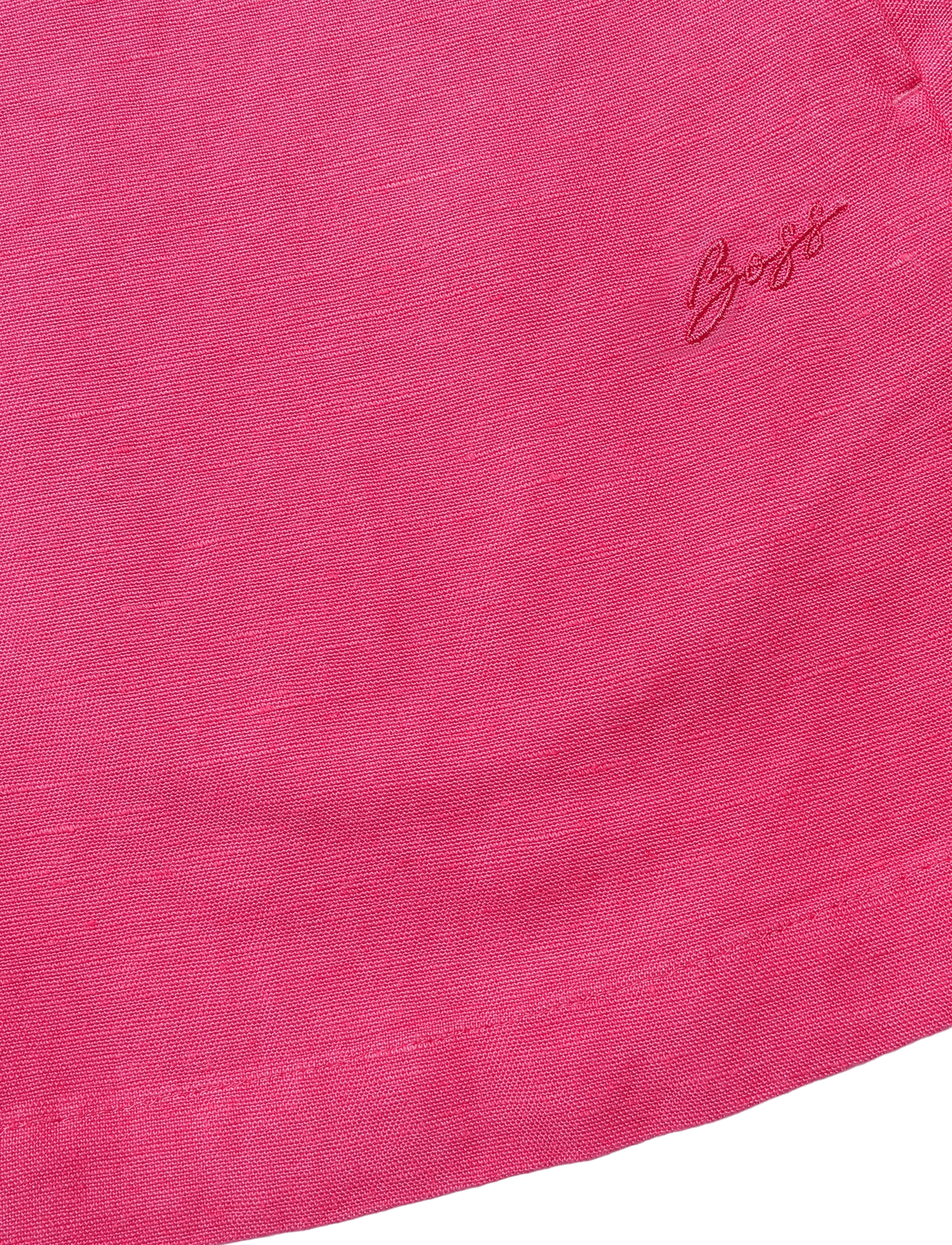 BOSS - C_Tallan - leinen-shorts - open pink - 2