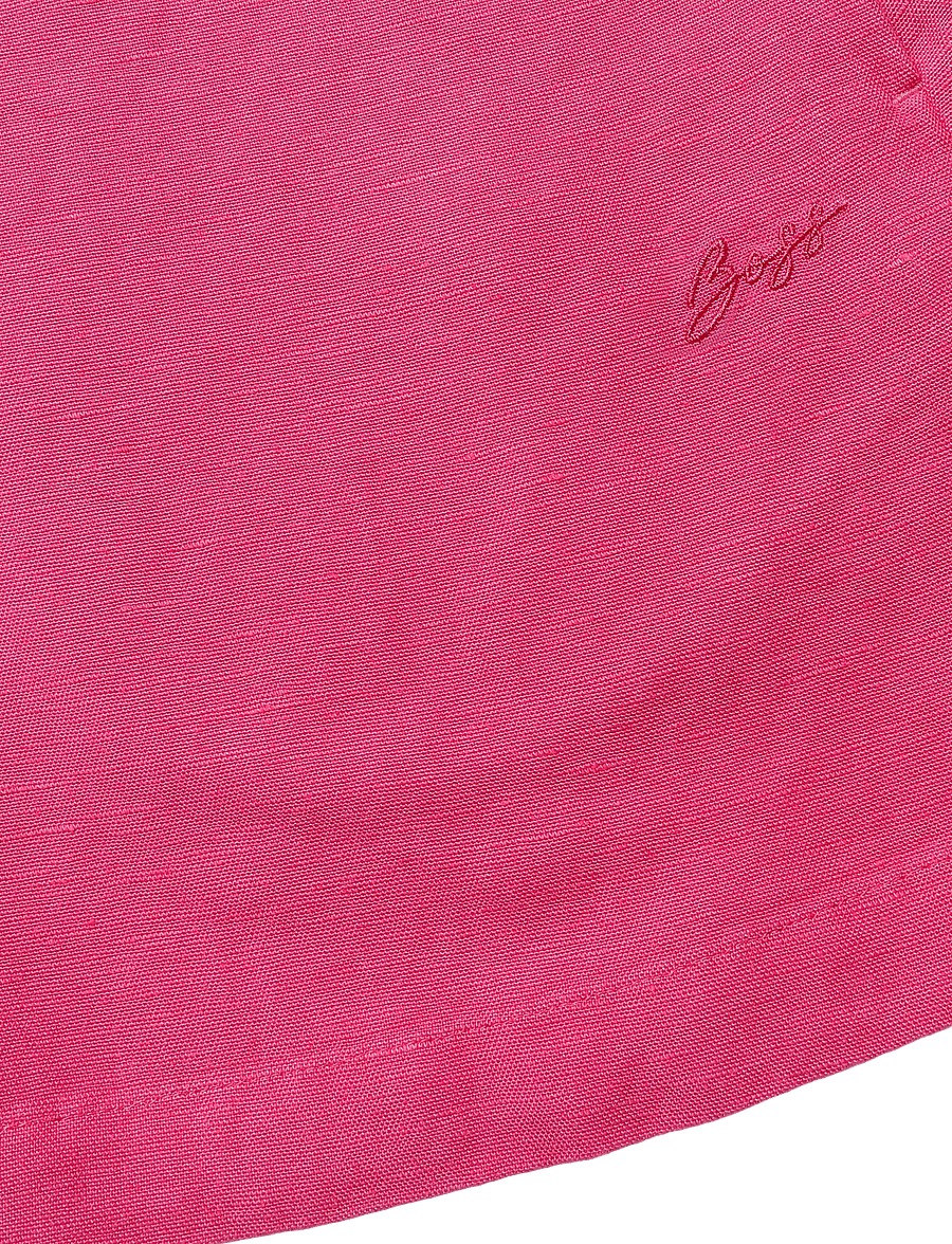 BOSS - C_Tallan - leinen-shorts - open pink - 2