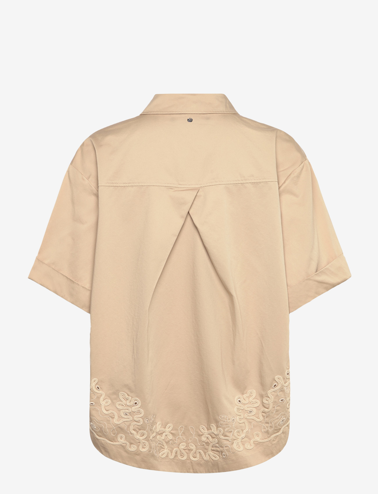 BOSS - C_Balembroi - kortærmede skjorter - open beige - 2