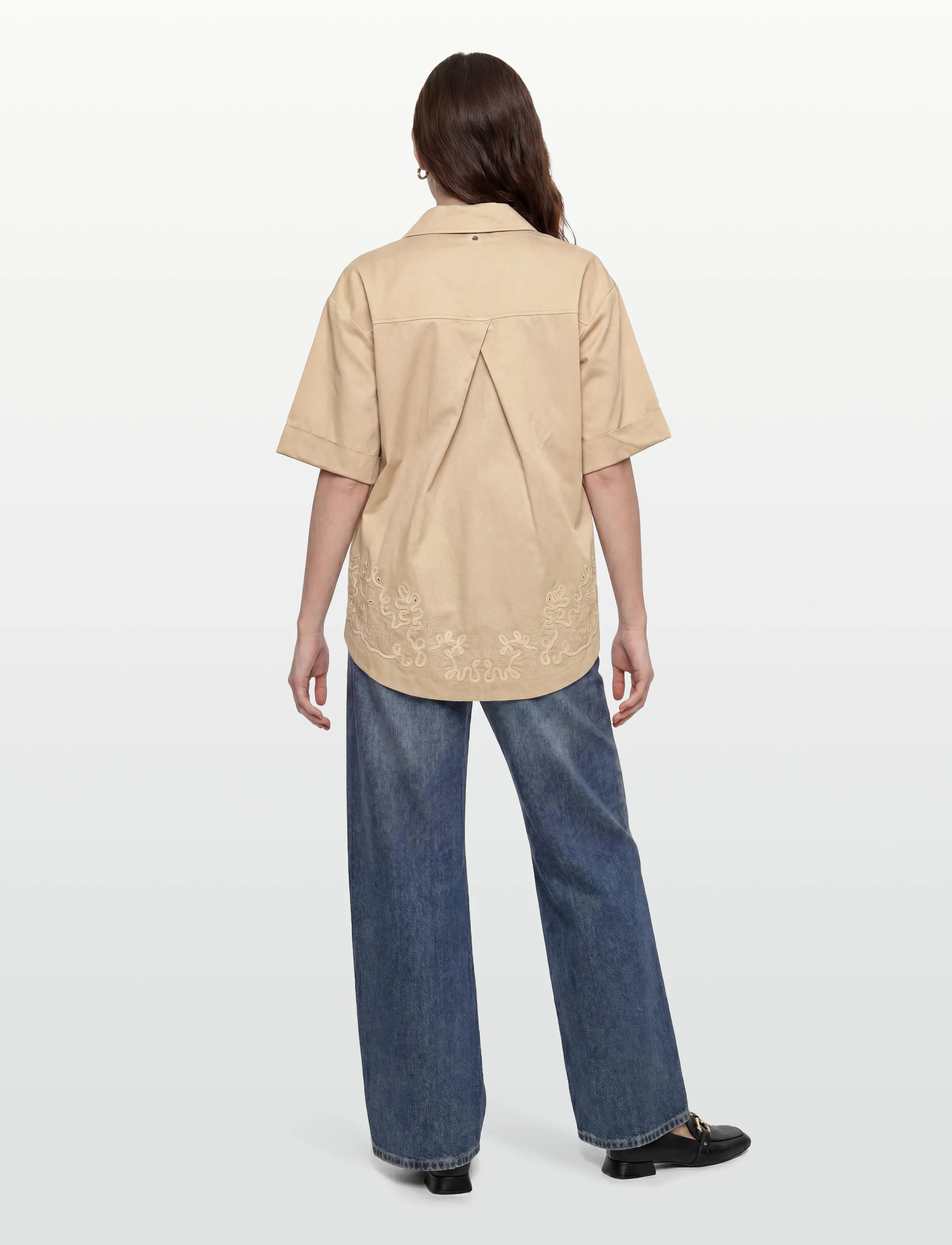 BOSS - C_Balembroi - kortærmede skjorter - open beige - 4