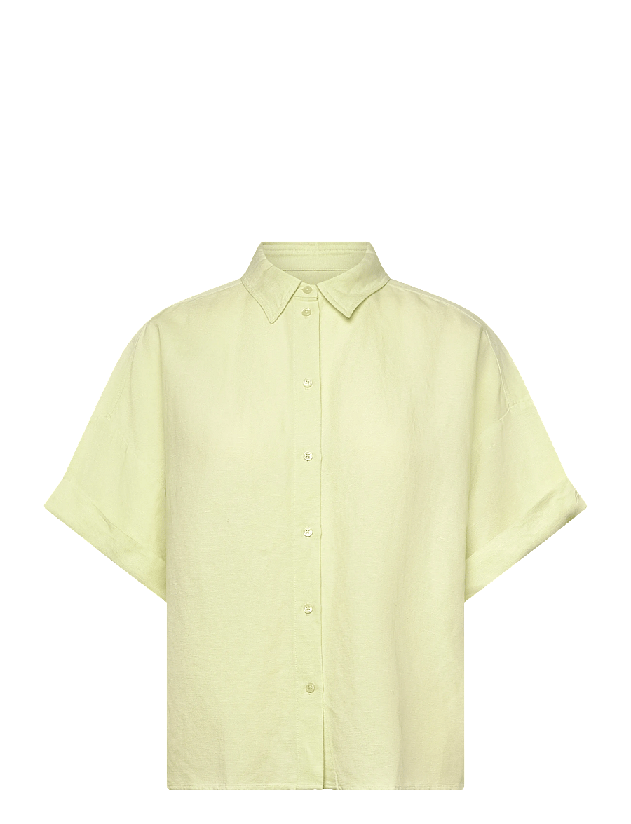 BOSS - C_Bisenas - leinenhemden - bright green - 1