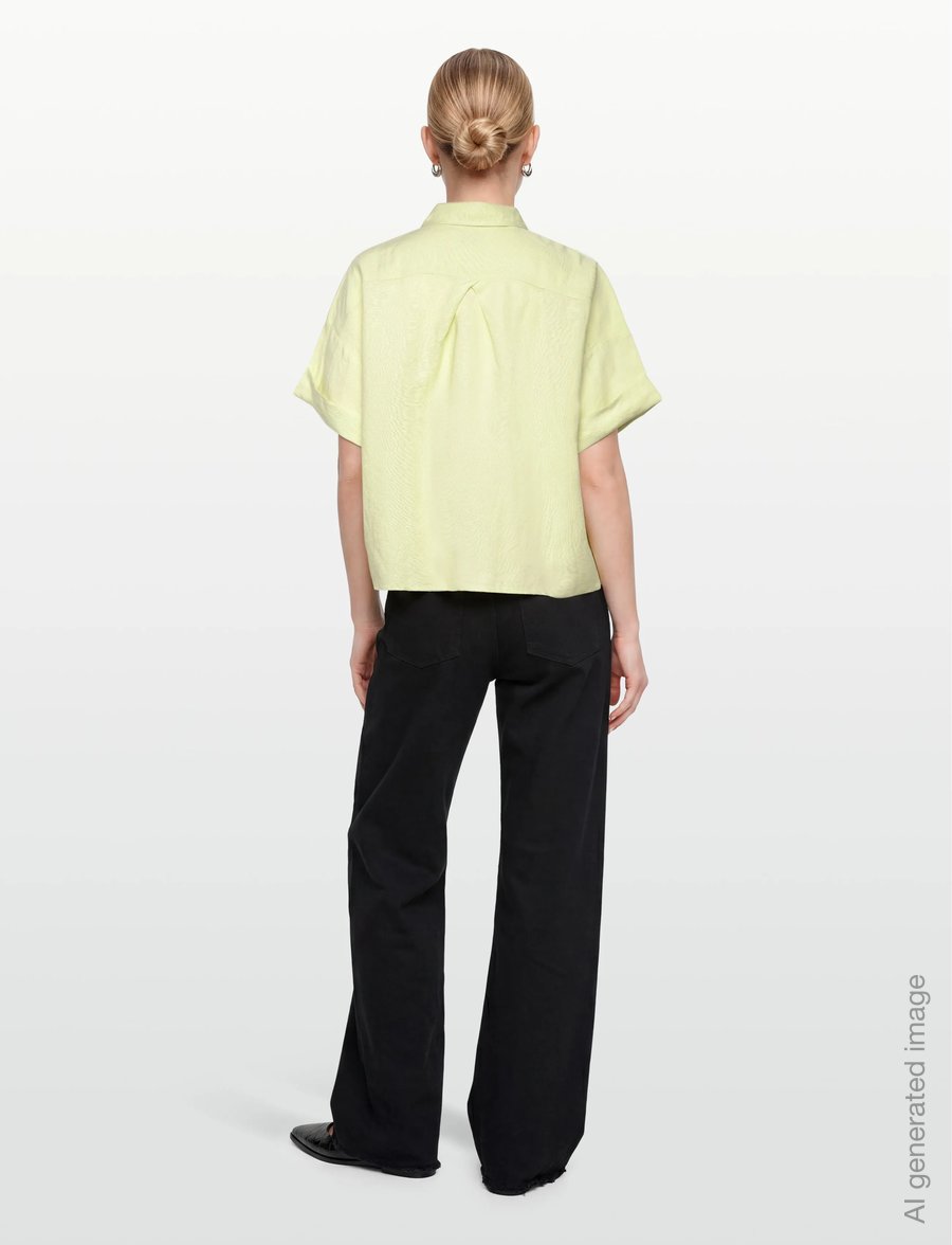 BOSS - C_Bisenas - leinenhemden - bright green - 4