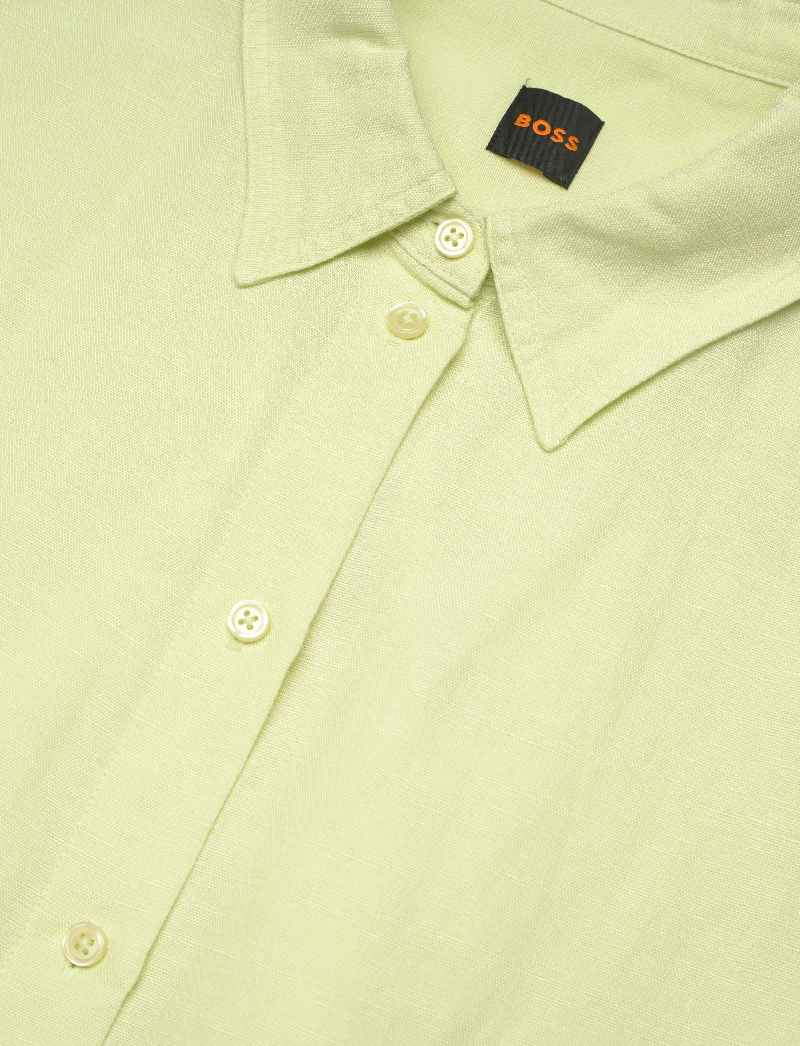 BOSS - C_Bisenas - hørskjorter - bright green - 5