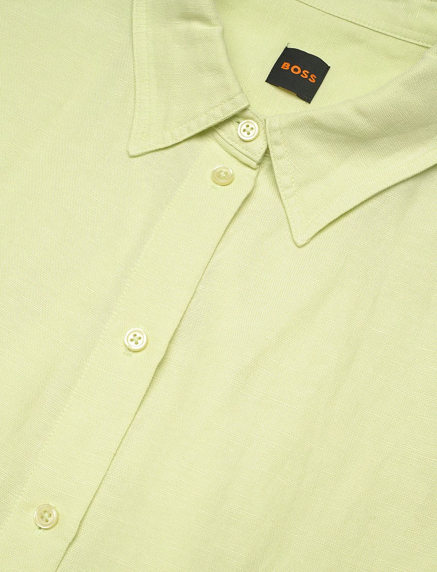 BOSS - C_Bisenas - leinenhemden - bright green - 5