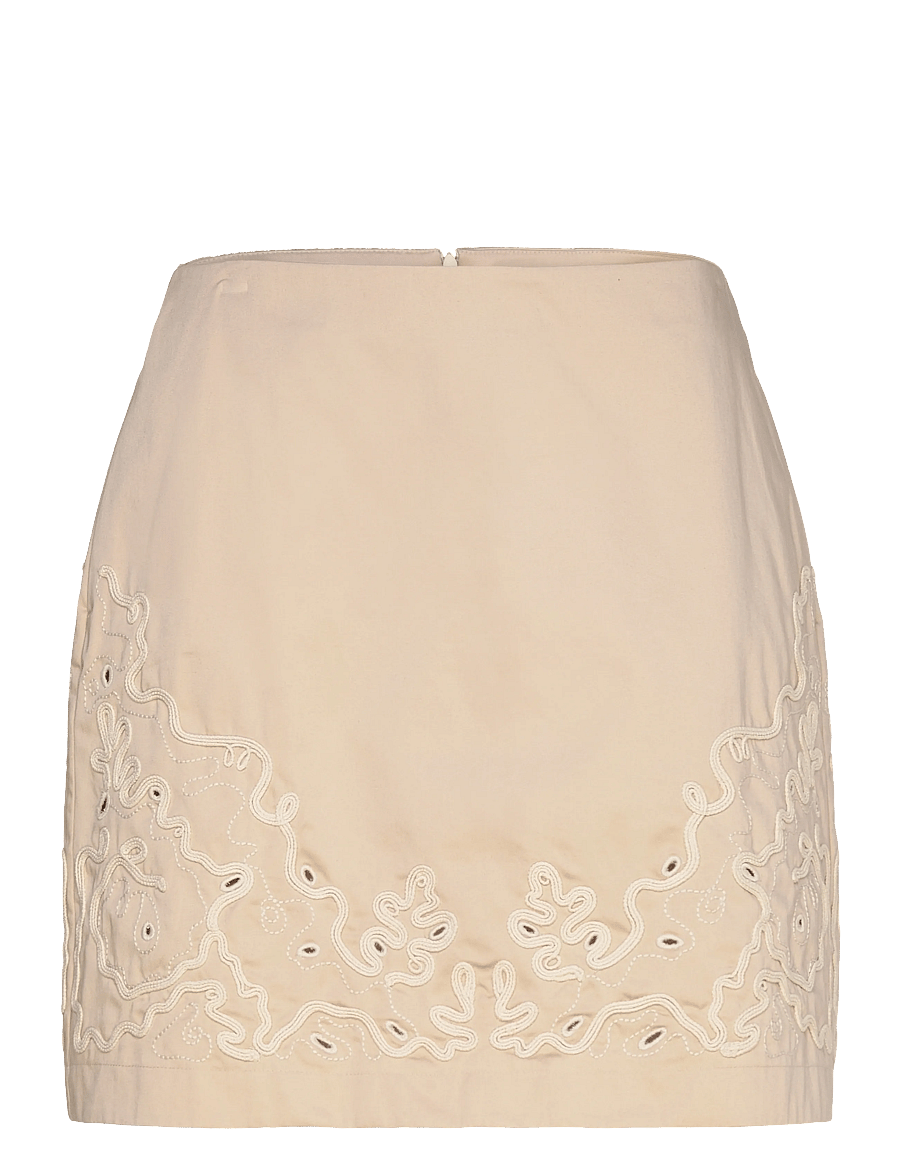 BOSS - C_Valembroi_1 - kurze röcke - open beige - 1
