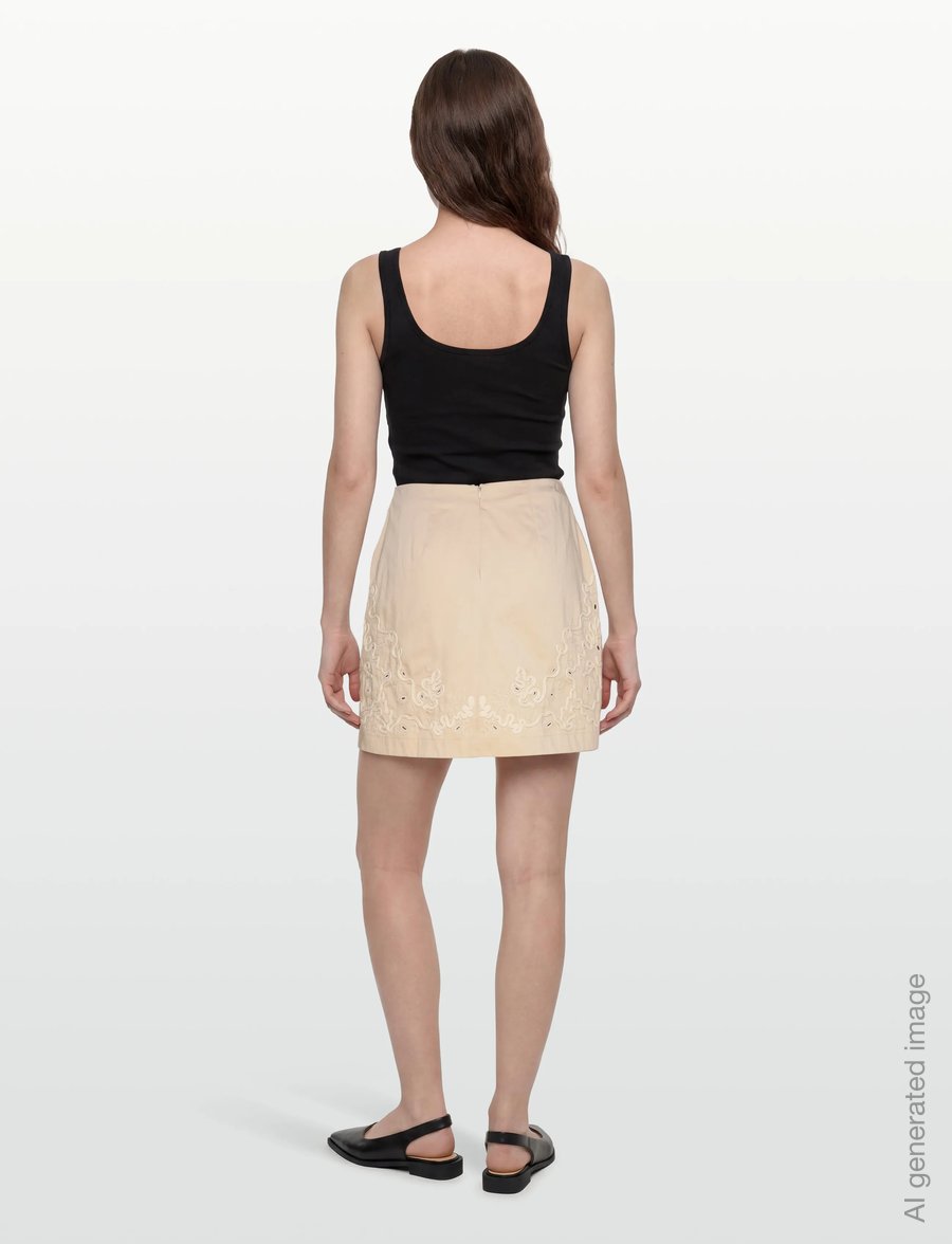 BOSS - C_Valembroi_1 - kurze röcke - open beige - 4