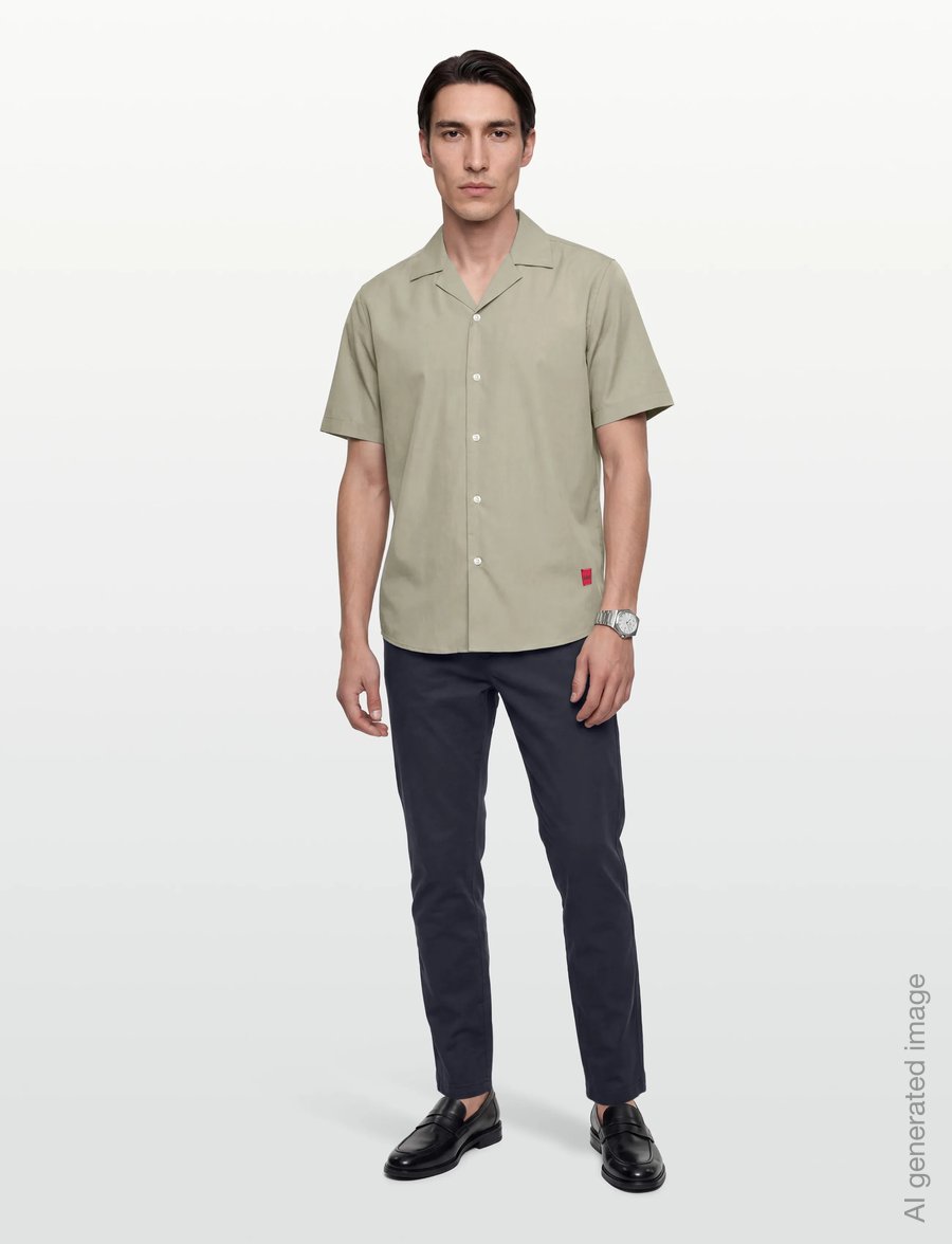 BOSS - Chino_Tapered_1 - casual trousers - dark blue - 0