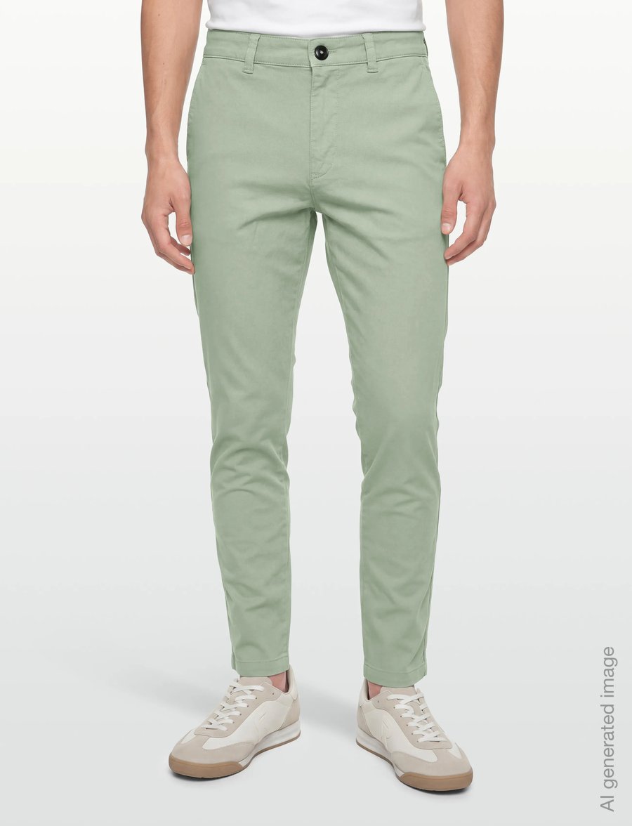BOSS - Chino_Tapered_1 - casual byxor - light/pastel green - 3
