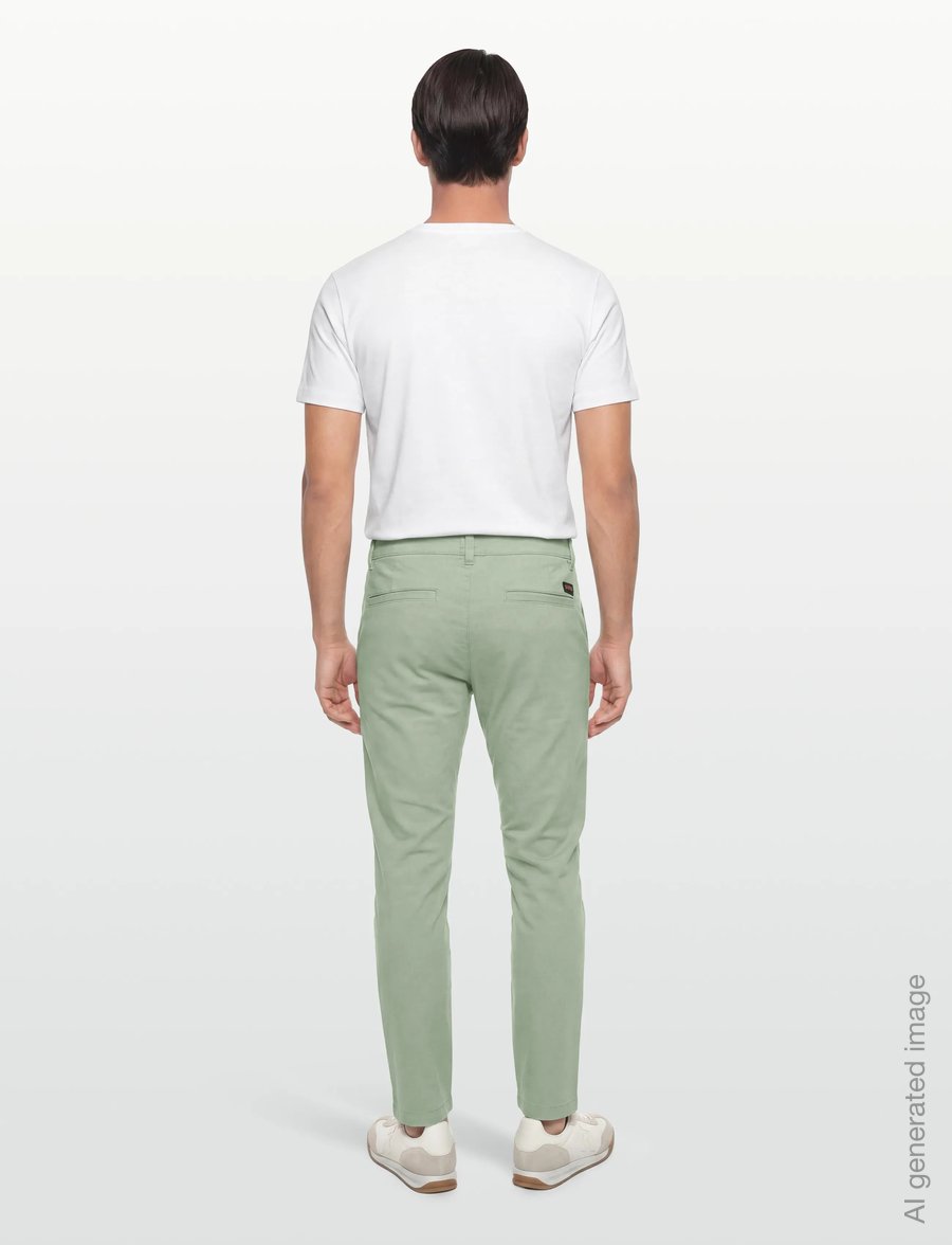 BOSS - Chino_Tapered_1 - casual byxor - light/pastel green - 4