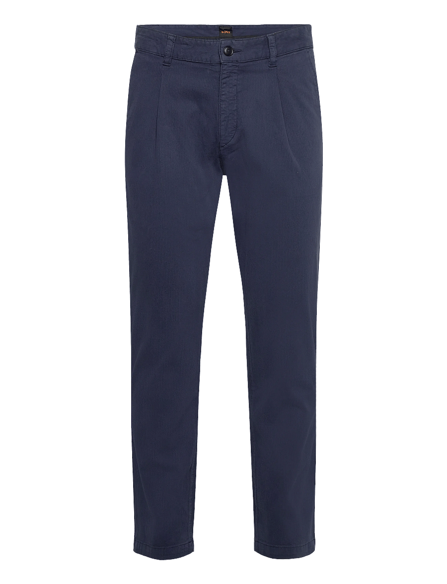 BOSS - Chino-Pleated-1 - chinos - open blue - 0