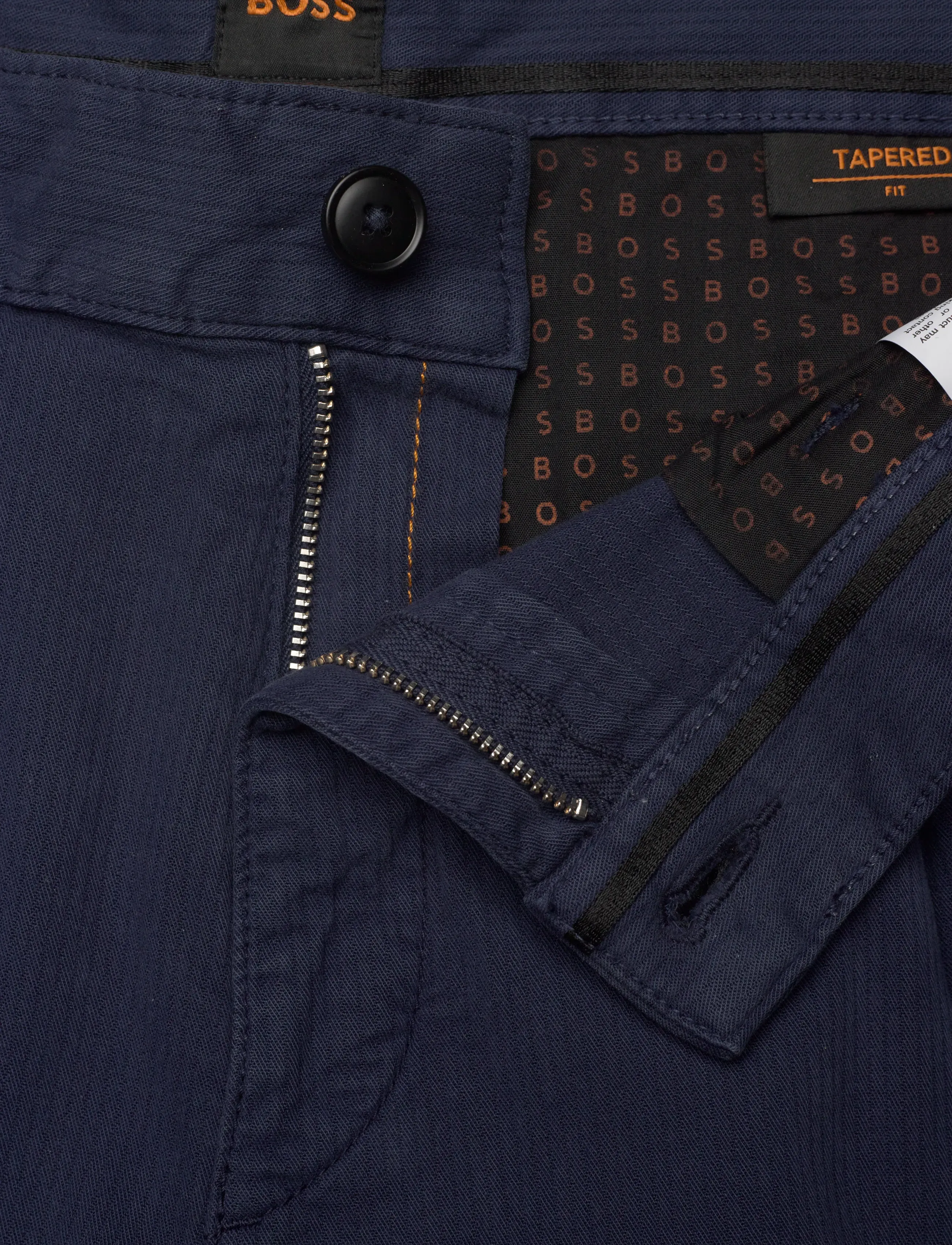 BOSS - Chino-Pleated-1 - chinos - open blue - 3