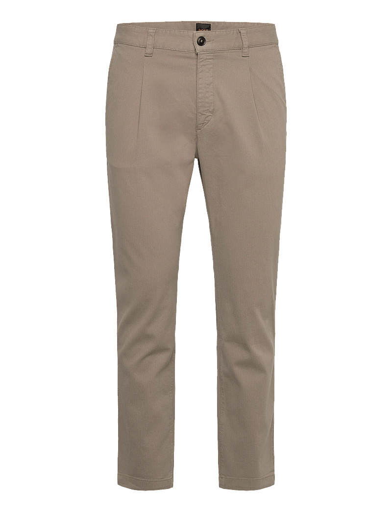 BOSS - Chino-Pleated-1 - chinos - open green - 0