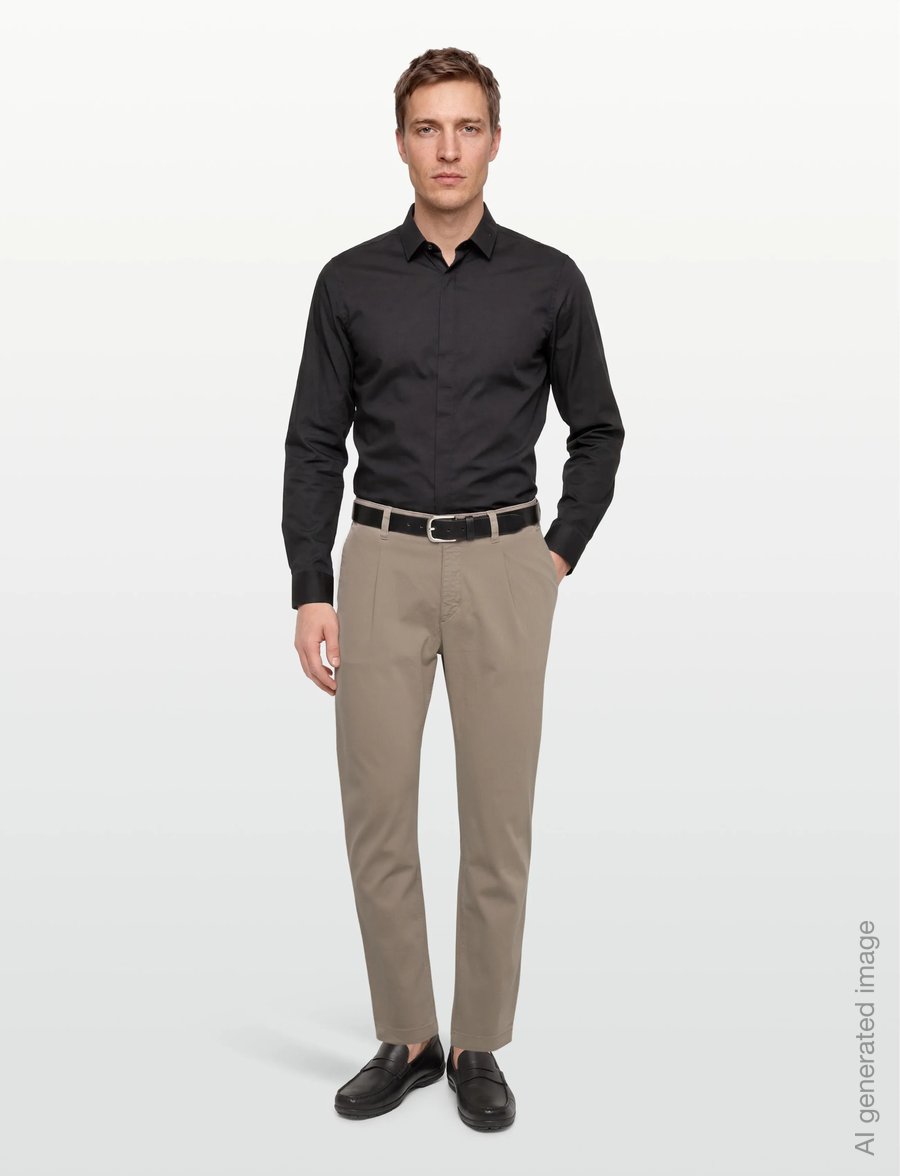 BOSS - Chino-Pleated-1 - chino-püksid - open green - 0