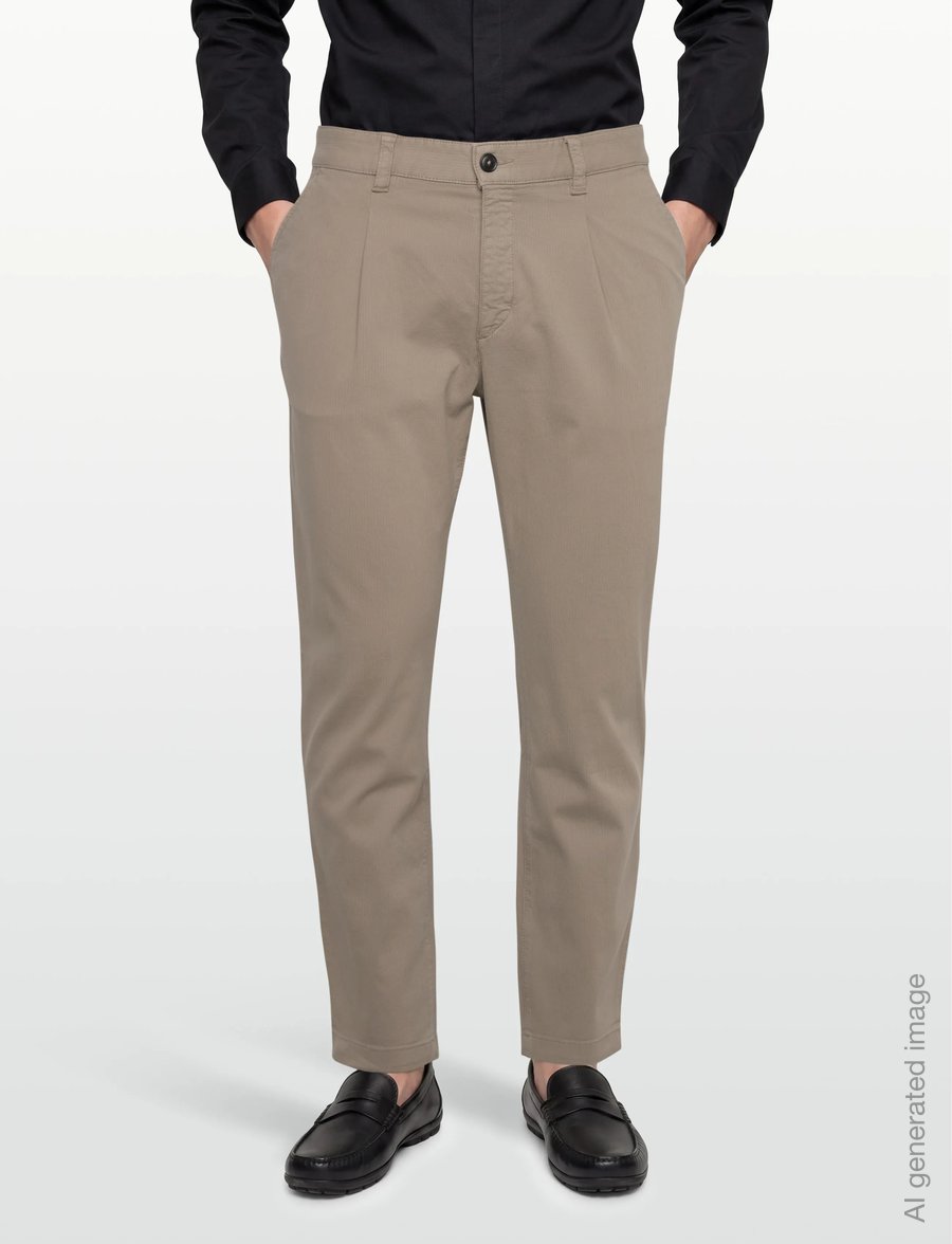 BOSS - Chino-Pleated-1 - chino-püksid - open green - 3