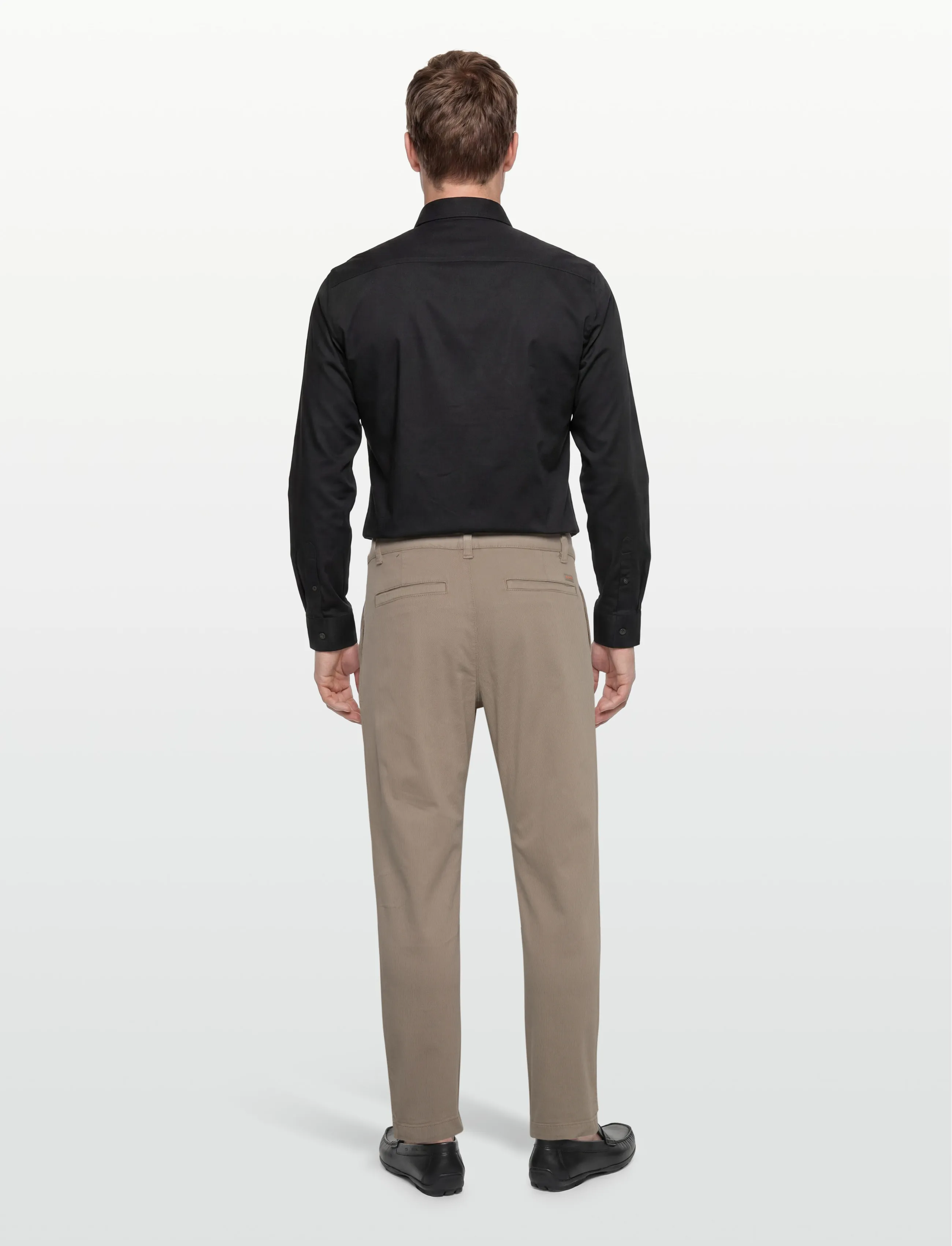 BOSS - Chino-Pleated-1 - chinosy - open green - 4
