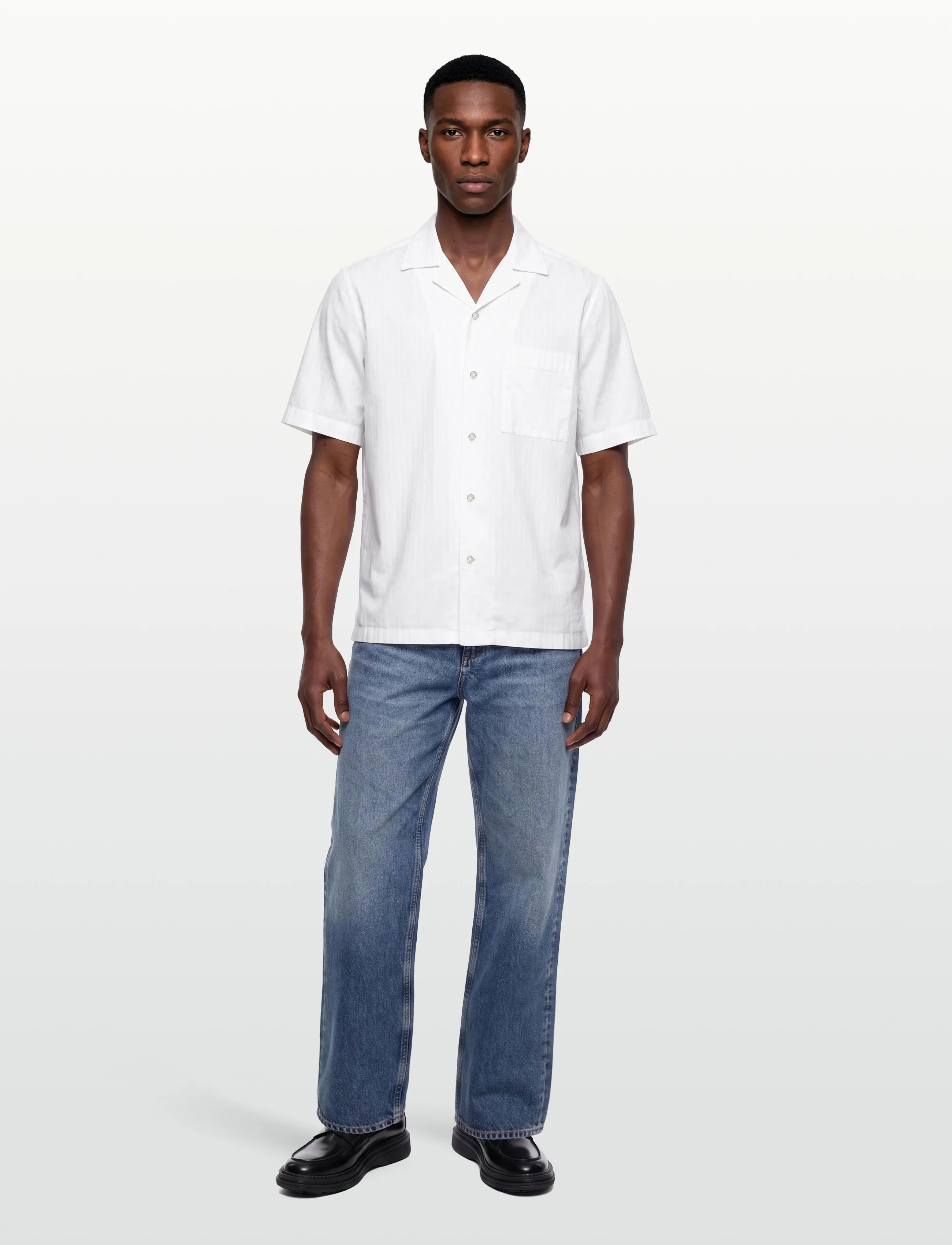 BOSS Rayer_M, M, Shirts, Weiß - Casual Männerswear